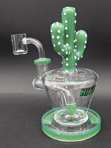 Preview pic of HITTIN GLASS 6" CACTUS DAB RIG