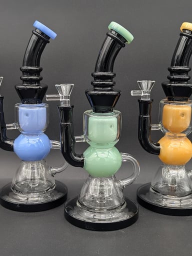 Preview pic of 10" DUAL COLOR KLEIN RECYCLER BONG