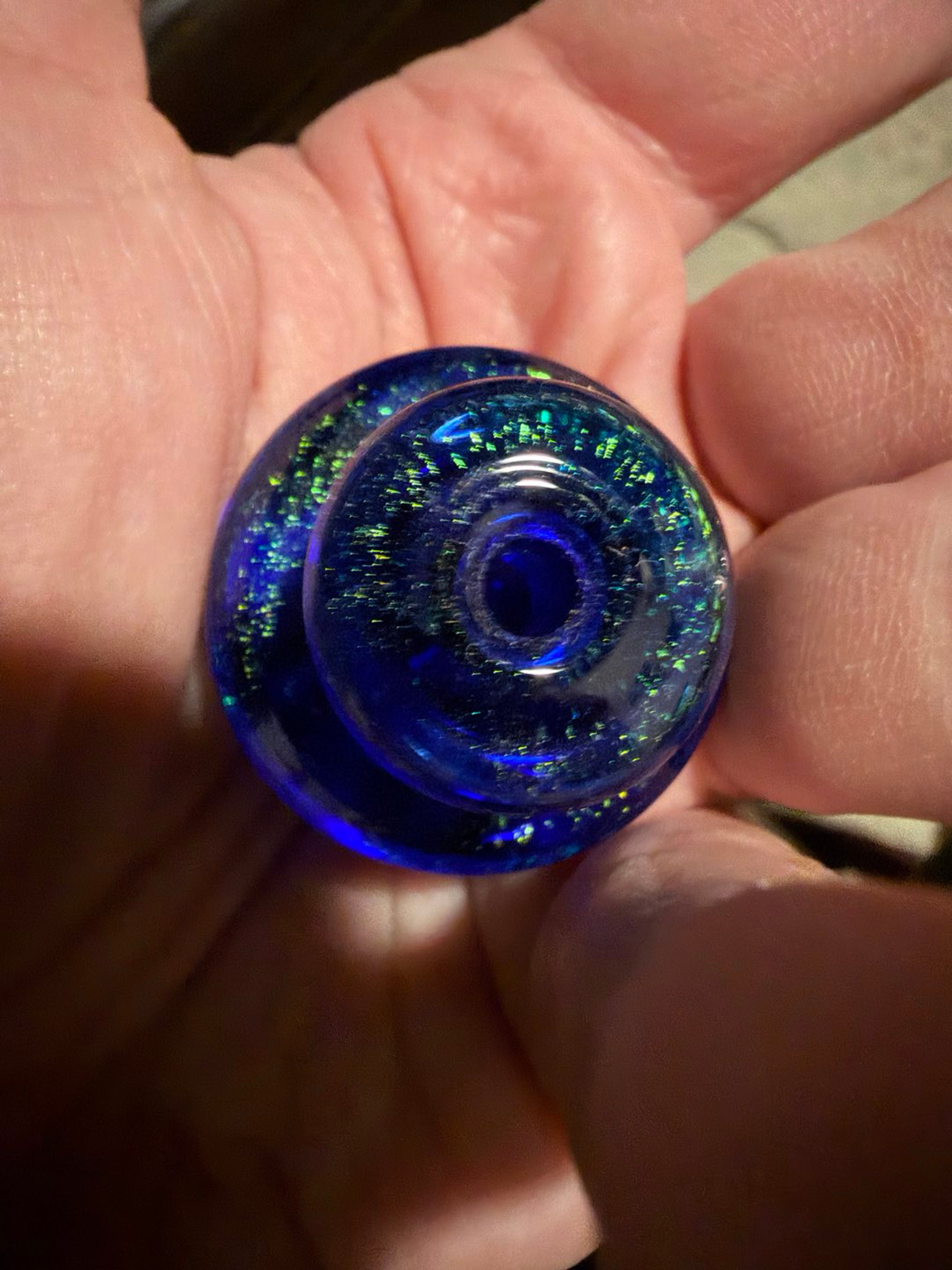 Preview pic of Kadabra Glass Switch 2 Spinner Cap w/ 2 pearls
