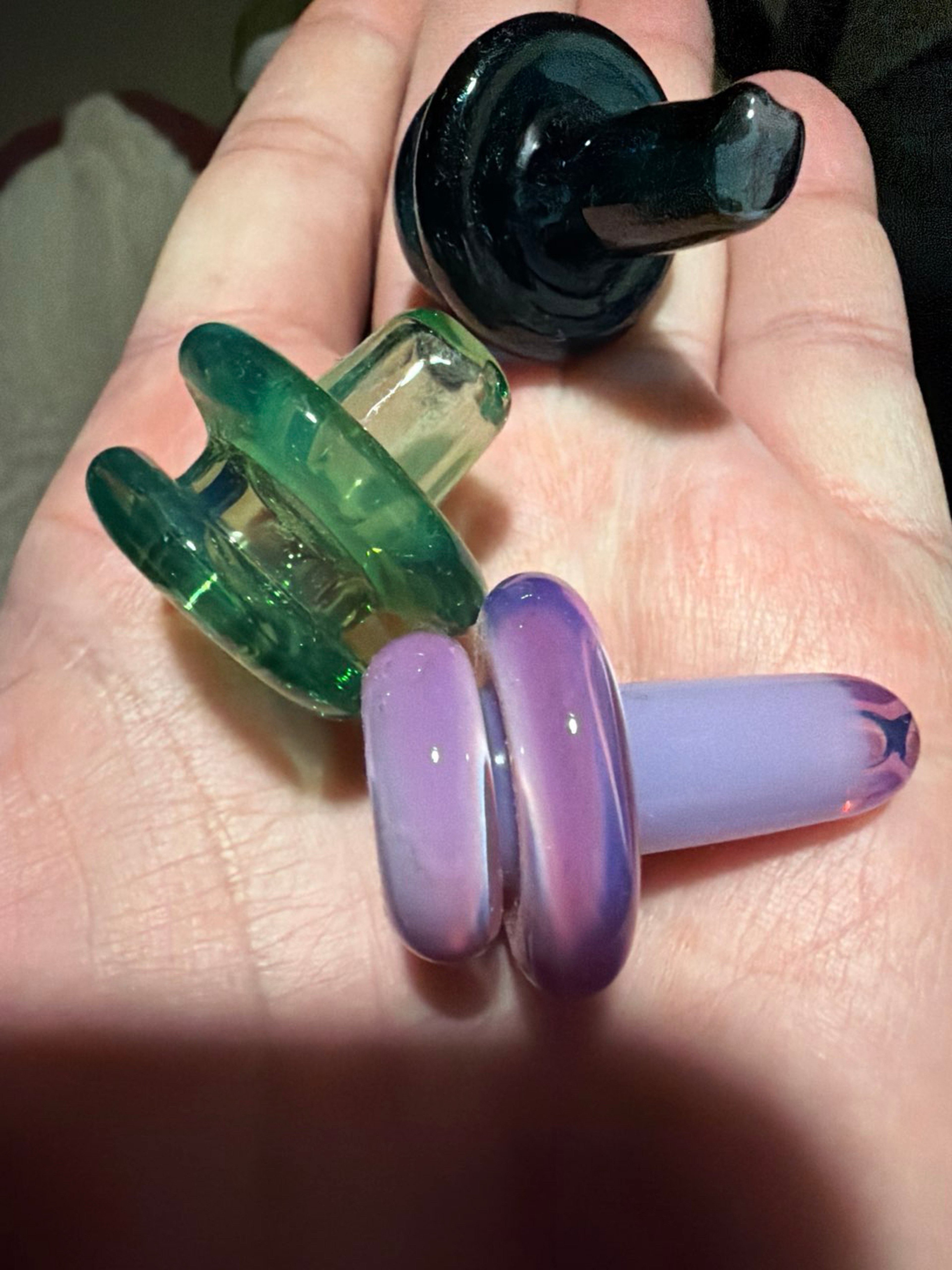 Preview pic of 3 New Padd Glass Switch 2 Carb Caps