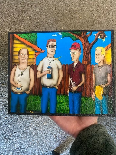 Preview pic of King of the hill sesh mat
