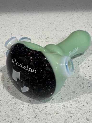 Preview pic of Illadelph x Harold Ludeman Crushed Opal Single Hole Spoon