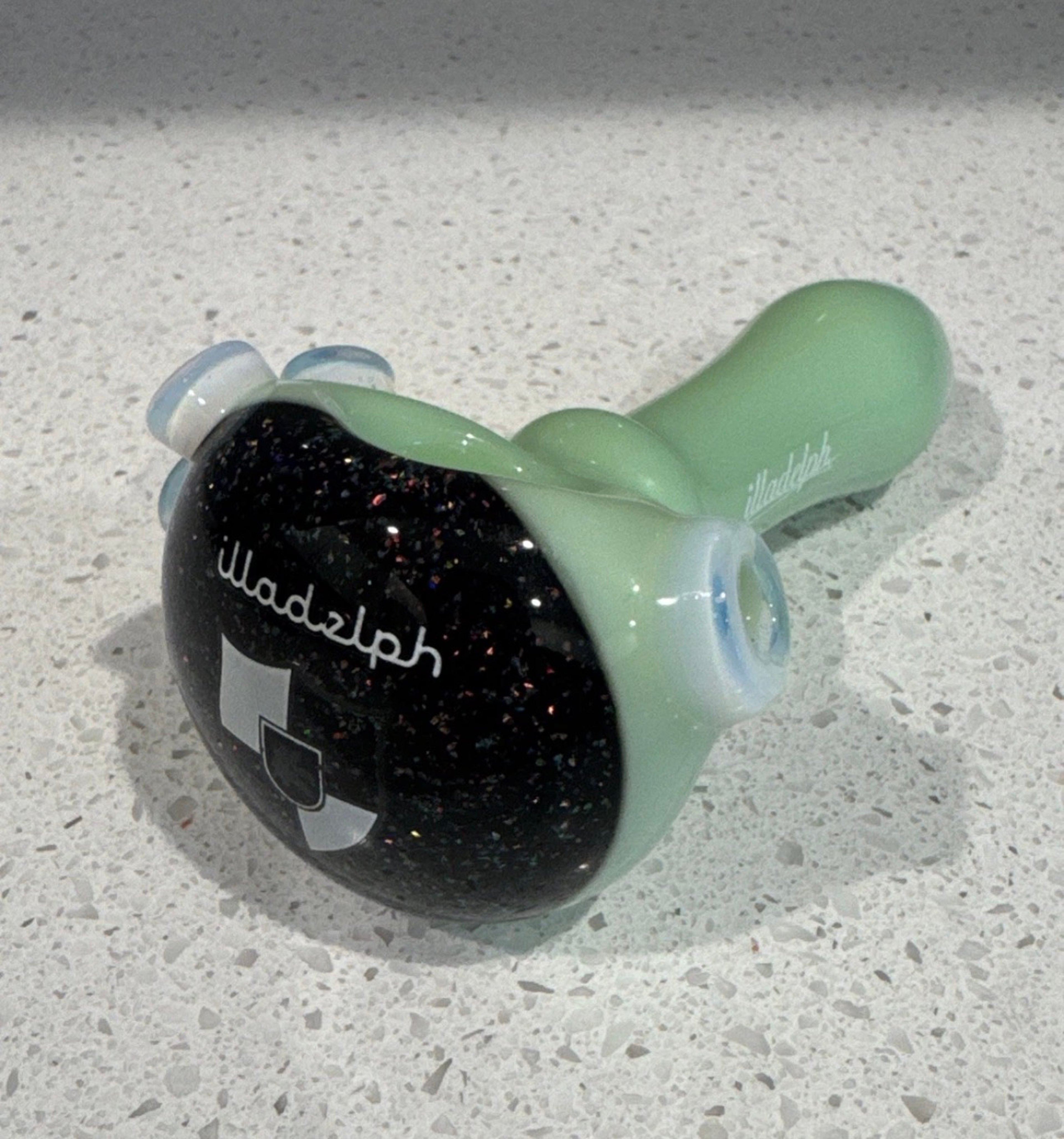Preview pic of Illadelph x Harold Ludeman Crushed Opal Single Hole Spoon