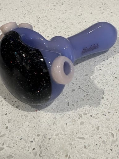 Preview pic of Illadelph x Harold Ludeman Glass Spoon Single Hole Purple