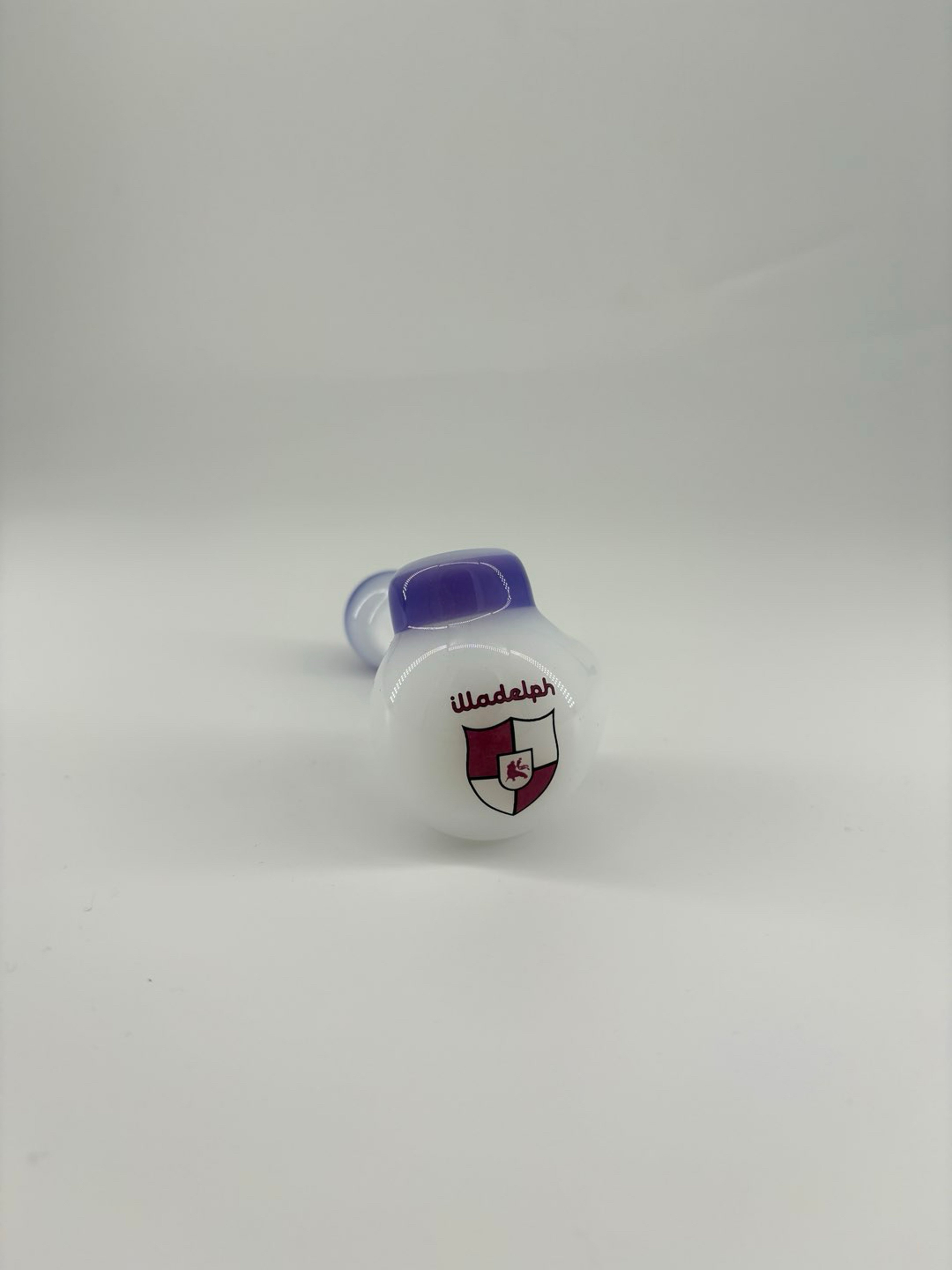 Illadelph White and Purple Spoon image 0
