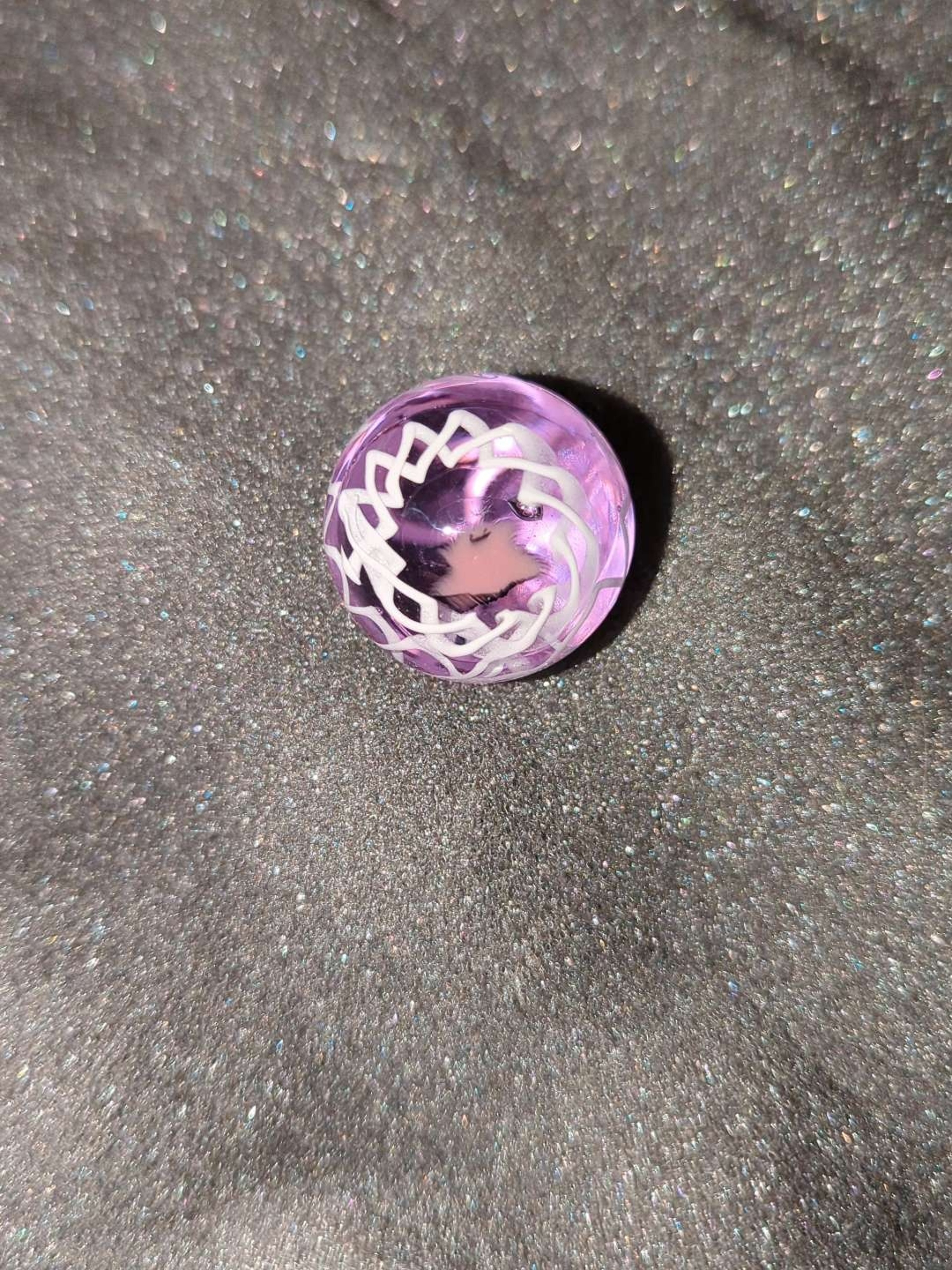 Preview pic of Lattice ditto purple on purples