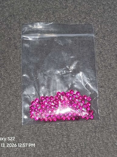 Preview pic of 80 count 3mm ruby pearls
