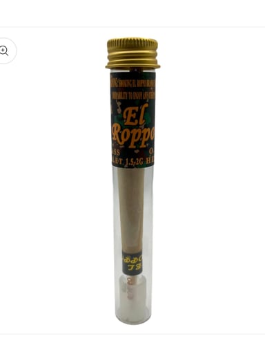 Preview pic of O.G. Hemp Glass Bullet Hand Rolled Cone (Single)