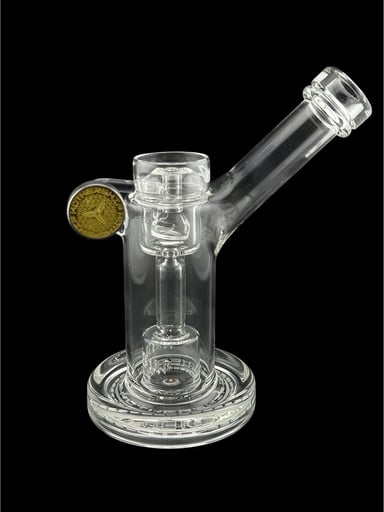 Preview pic of Brand New Mothership Glass  Mini Bub With Yellow Dial First Quality
