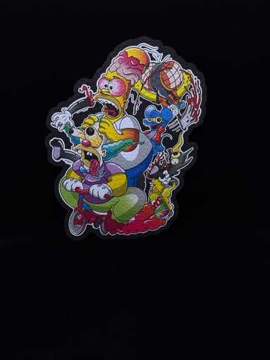 Preview pic of Simpsons Tripping Mat by 74 Lands x Moodmat