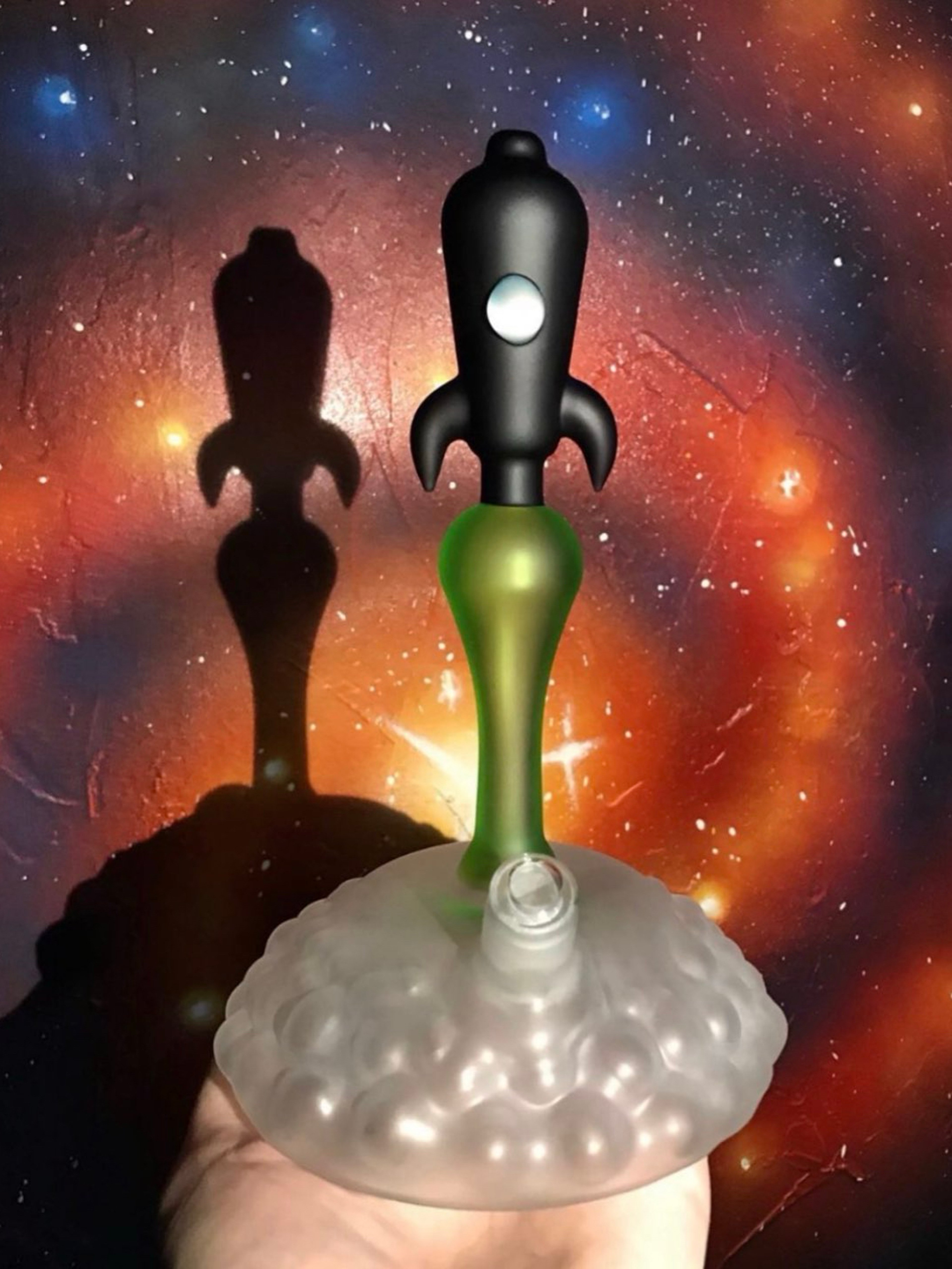 Kage Glass 1 of 1 Rocket Dab Rig! Make custom for me by Cage Glass! image 0