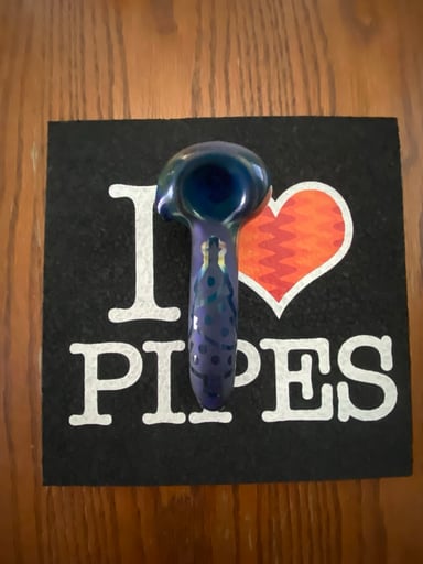Preview pic of Sandblasted Christmas Handpipe