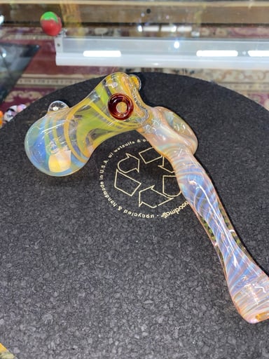 Preview pic of Donut Implosion PJ 401 Glass Fumed Bubbler
