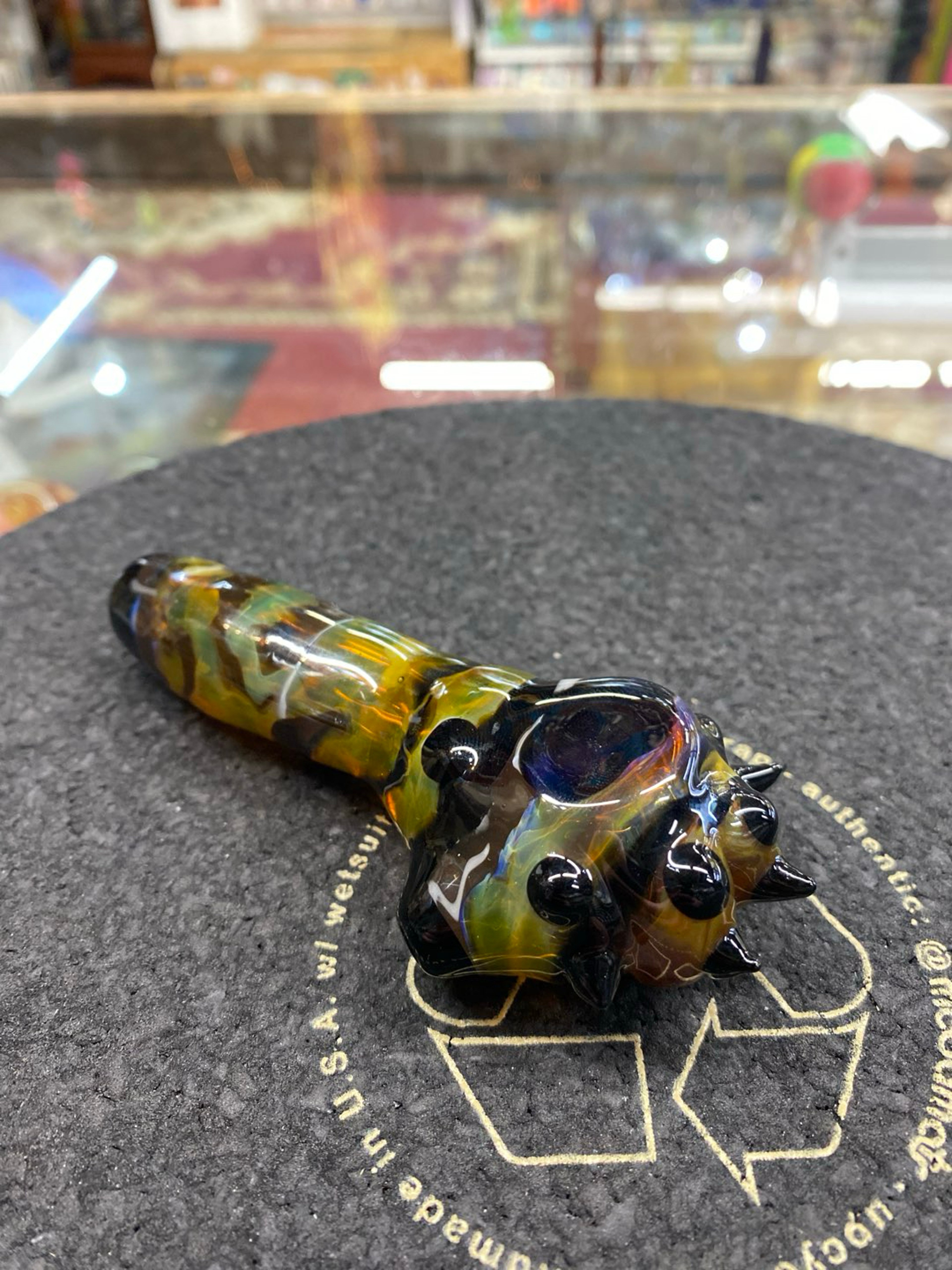 Preview pic of Freeways Glass Art Cat Paw Spoon