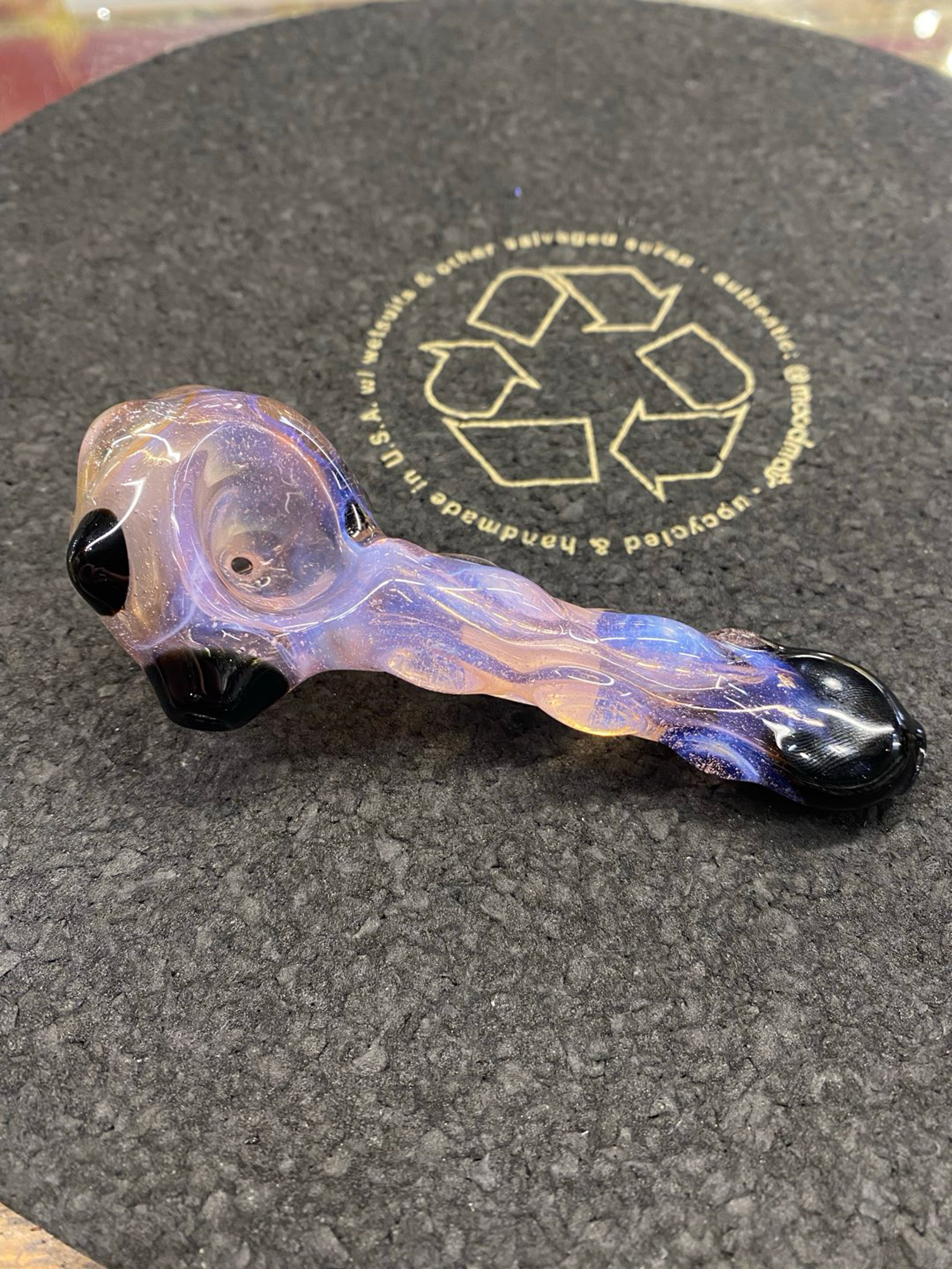 Freeways Glass Art Bumpy Spoon image 0