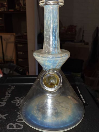 Preview pic of ​🌌 Heavily Fumed Selko Glass 10mm 45° Mini Tube | Quick Sale! 🌌