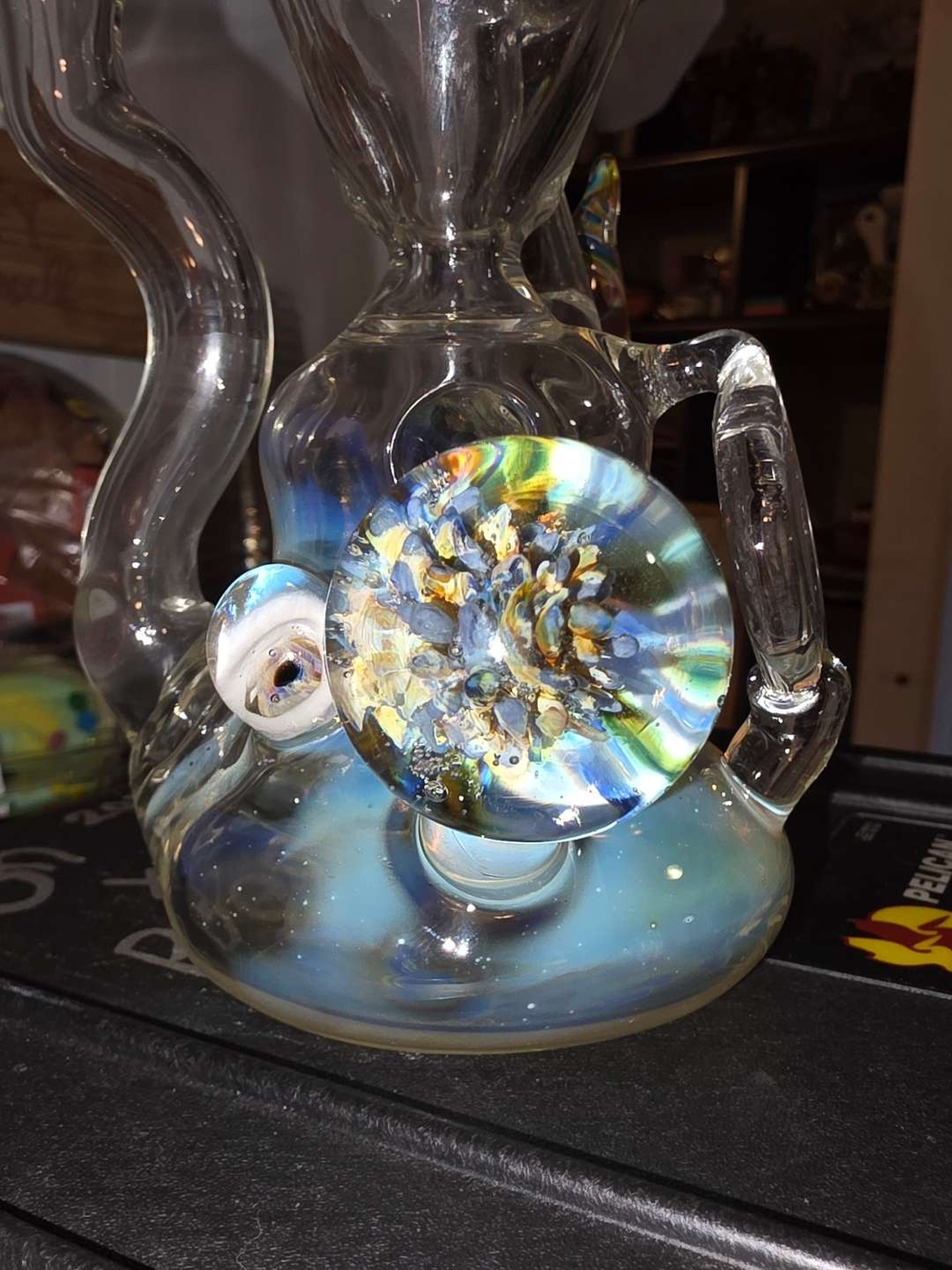​🌪️ Premium Glass Fumed Recycler w/ Implosion Marble | $122 SHIPPED! 🌪️ image 0