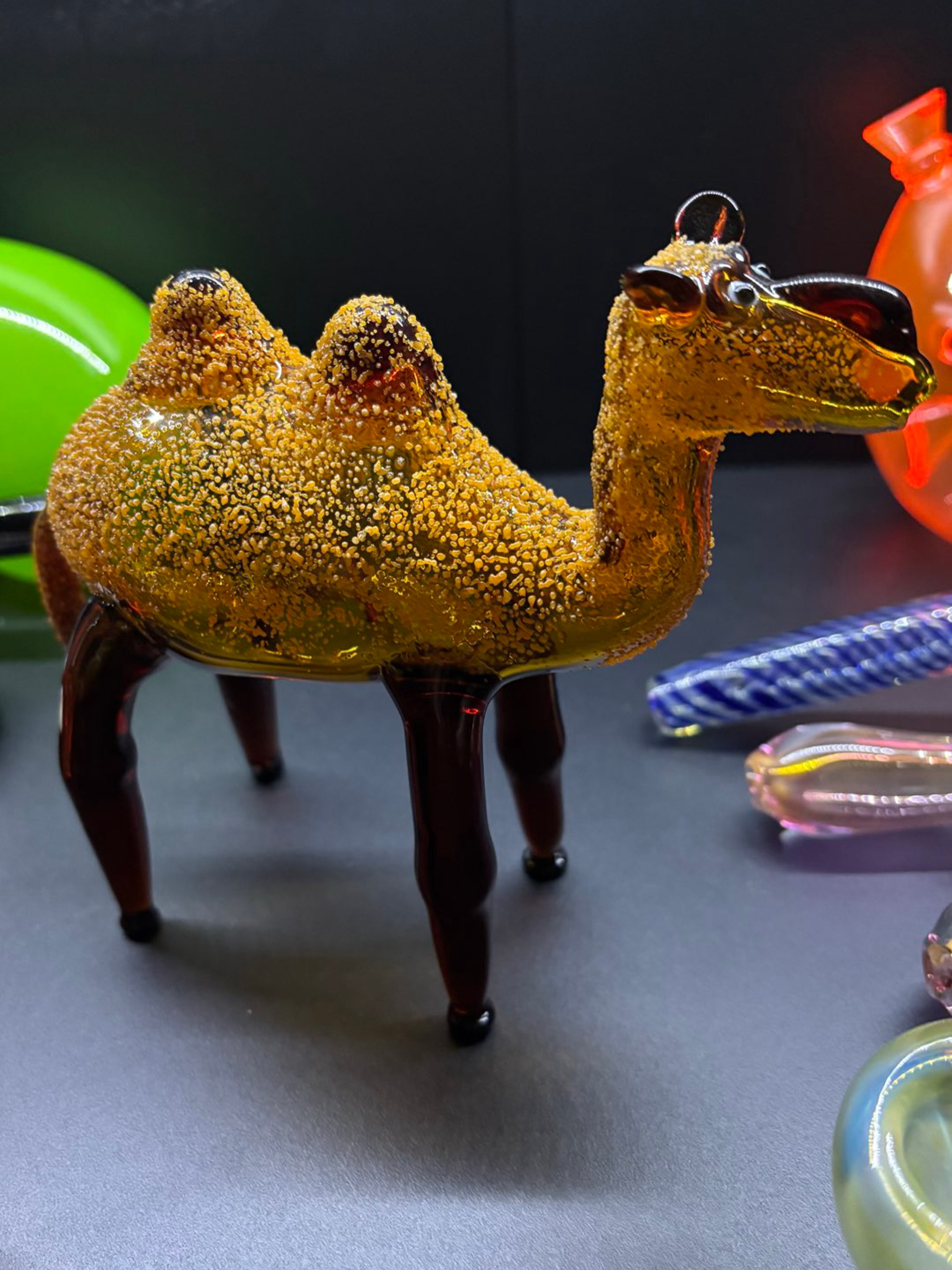 Hand-blown Camel Pipe 🐫 image 0
