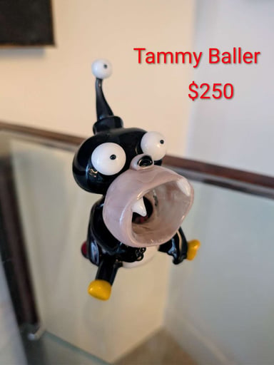 Preview pic of Tammy Baller "Nibbler" Custom Glass Terp Sink