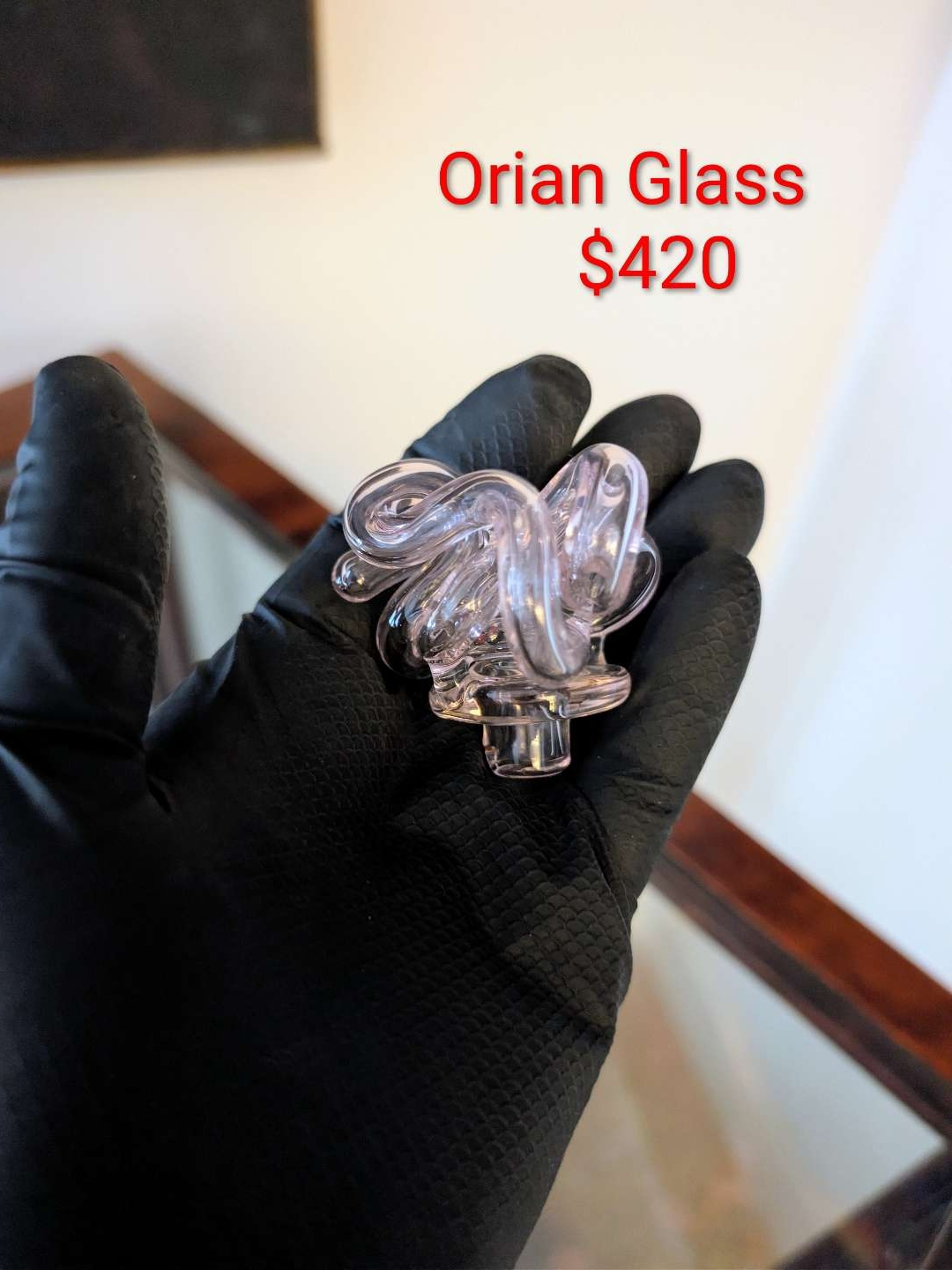 Preview pic of Orian Glass Custom "Ruby Maze" Carb Cap