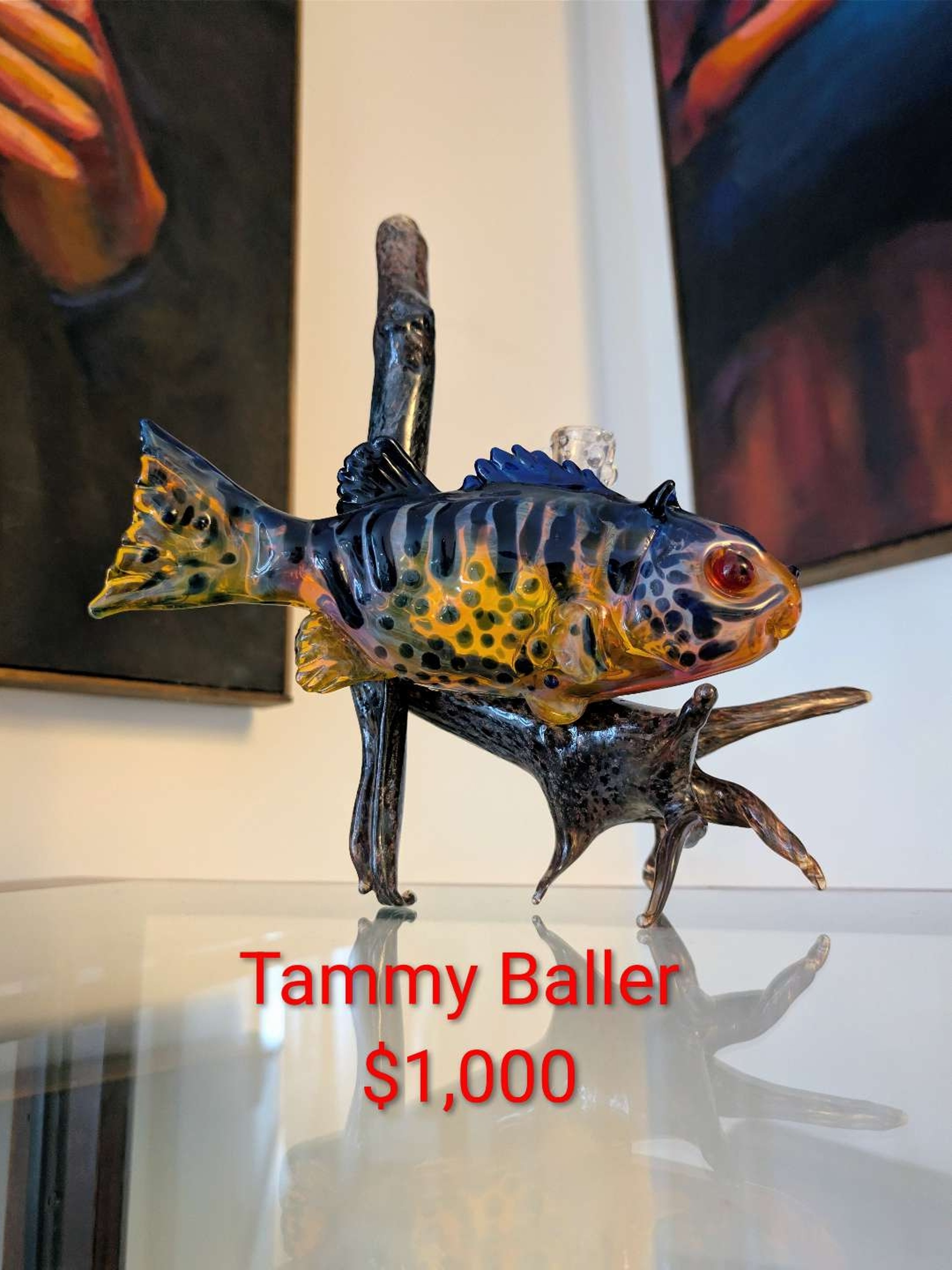 Preview pic of Tammy Baller Custom "Cat-Fish" Sculptural Rig