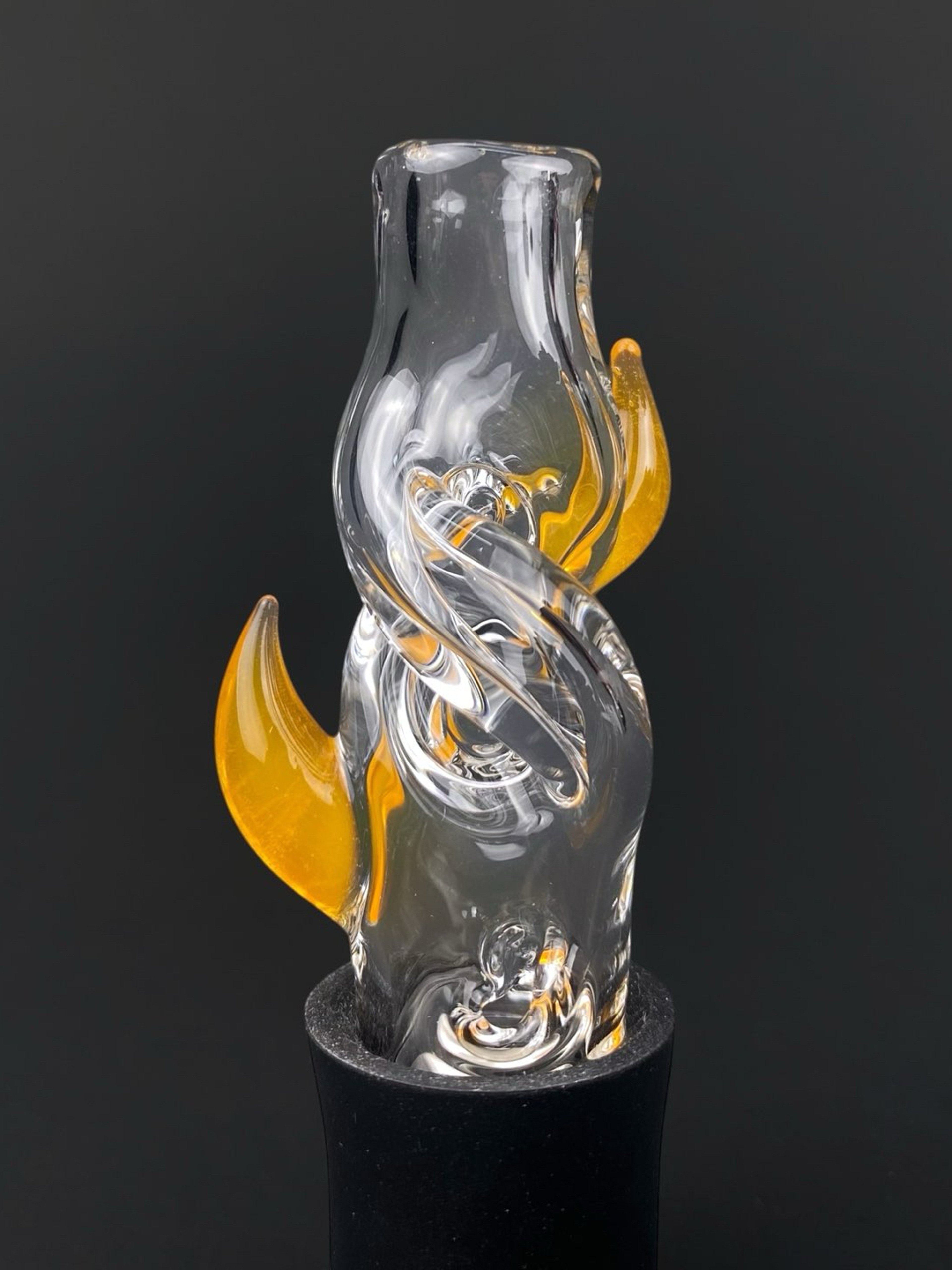 Preview pic of The Real Rich Brian Horn Helix Pivot Mouthpiece - Orange
