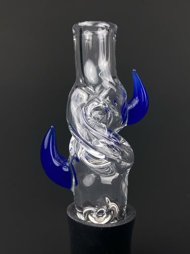 Preview pic of The Real Rich Brian Horn Helix Pivot Mouthpiece - Blue
