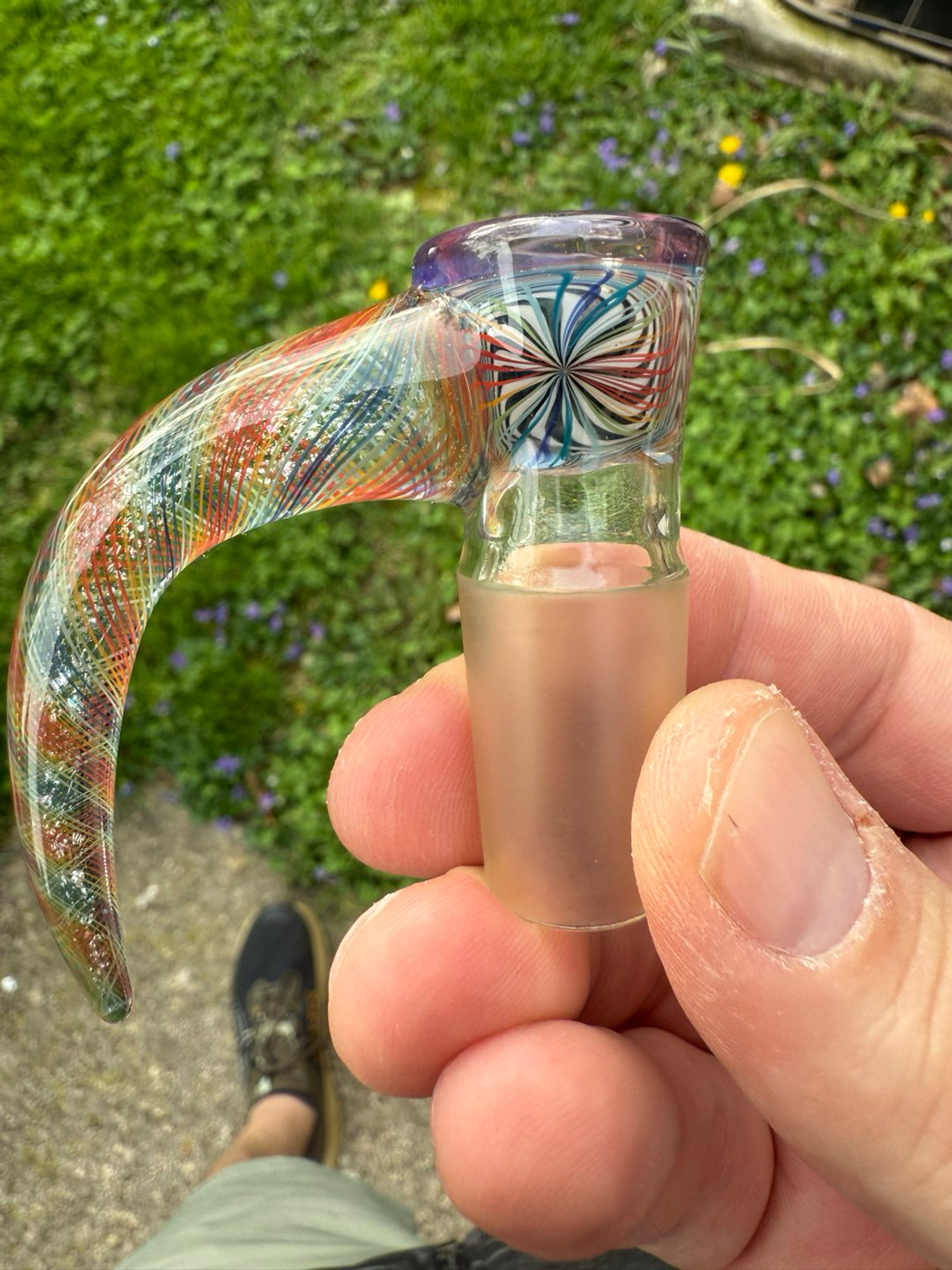 Jared’s Glass 18mm 4 hole slide image 0