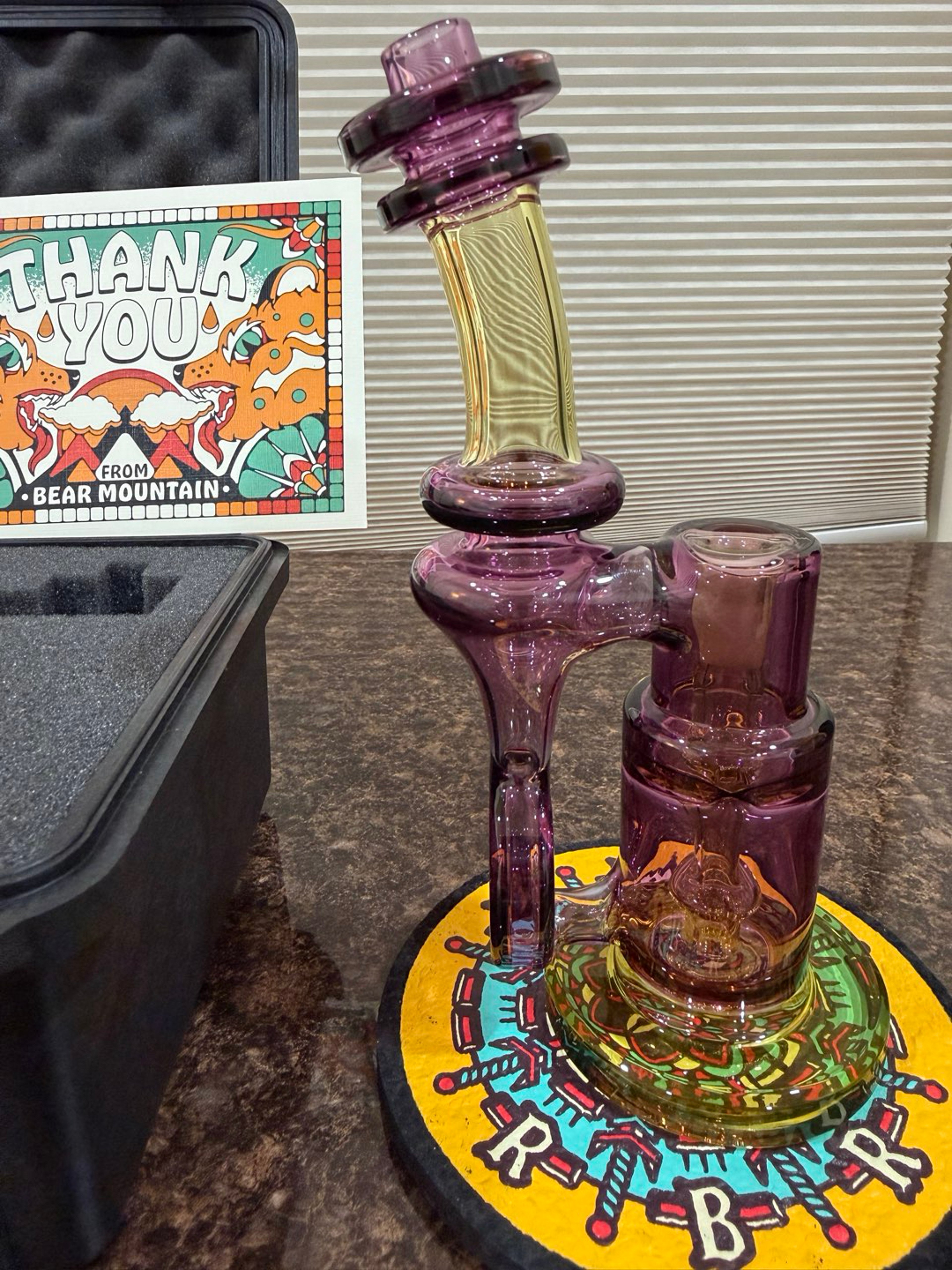 Preview pic of BMS 10mm Micro Bloop Halo (gold amethyst/citrine)