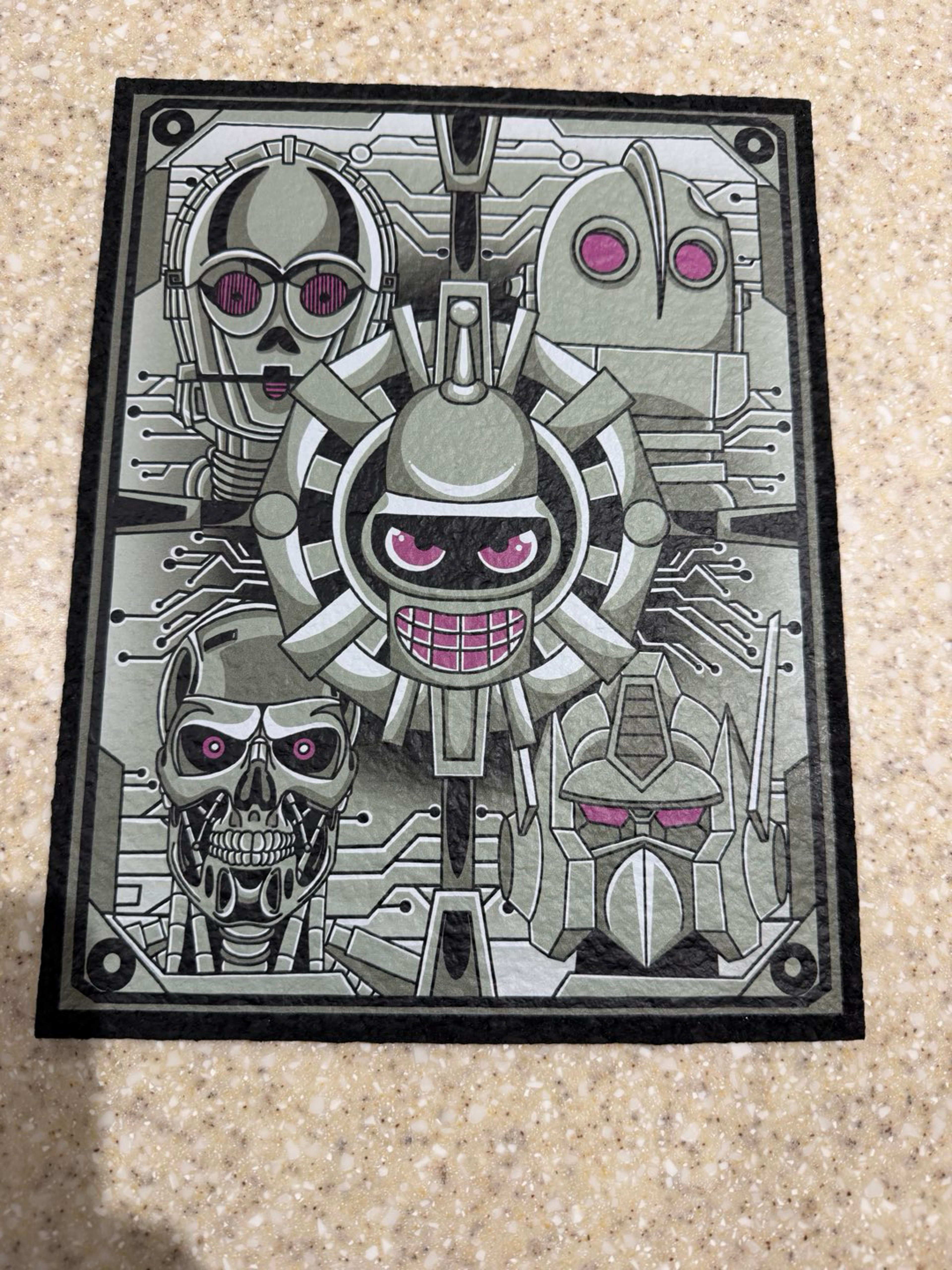 Famous Robots Moodmat: Dark Mountain Cult Collab image 0