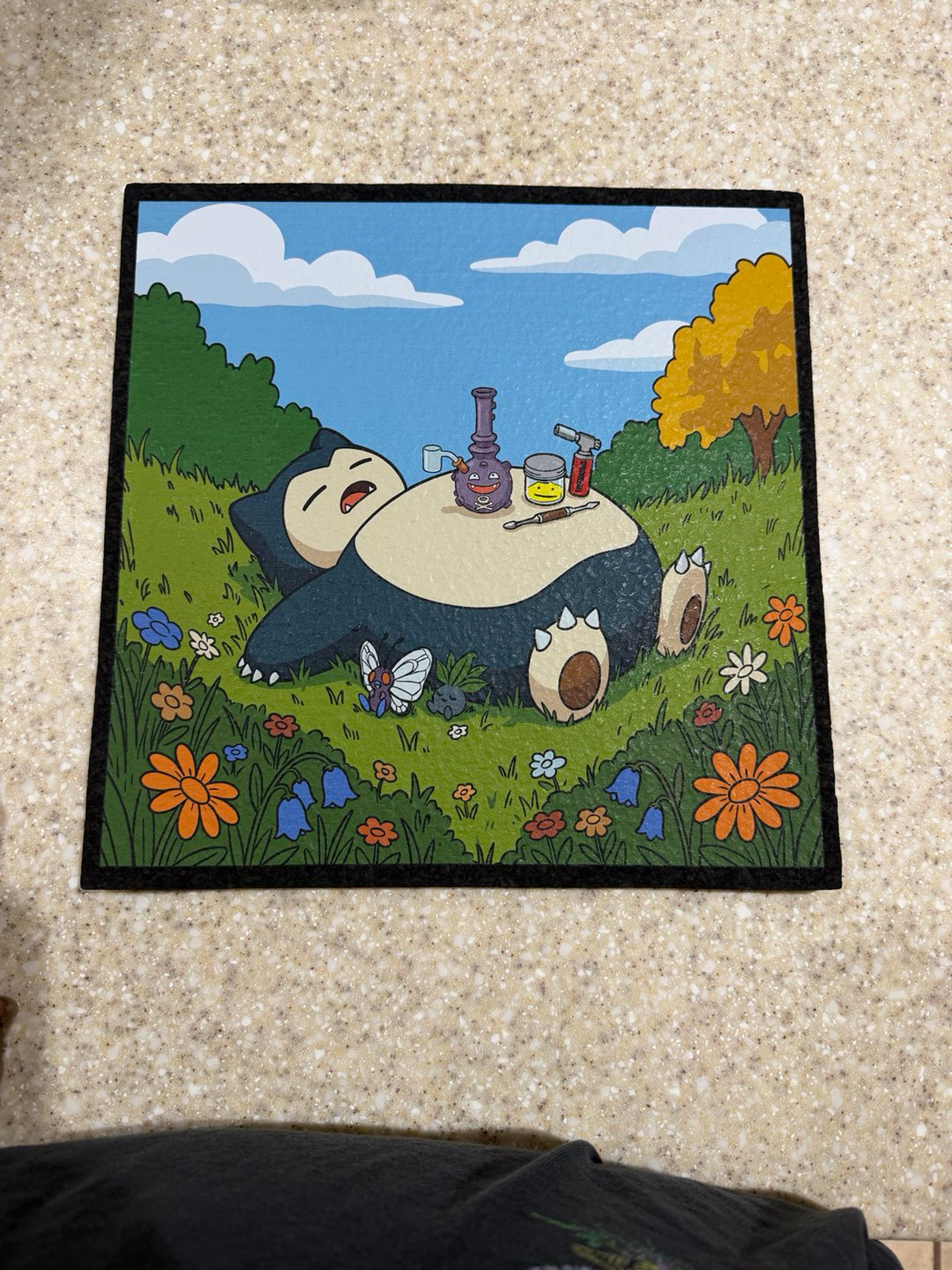 Snorlax Moodmat: Tree Masons Collab image 0