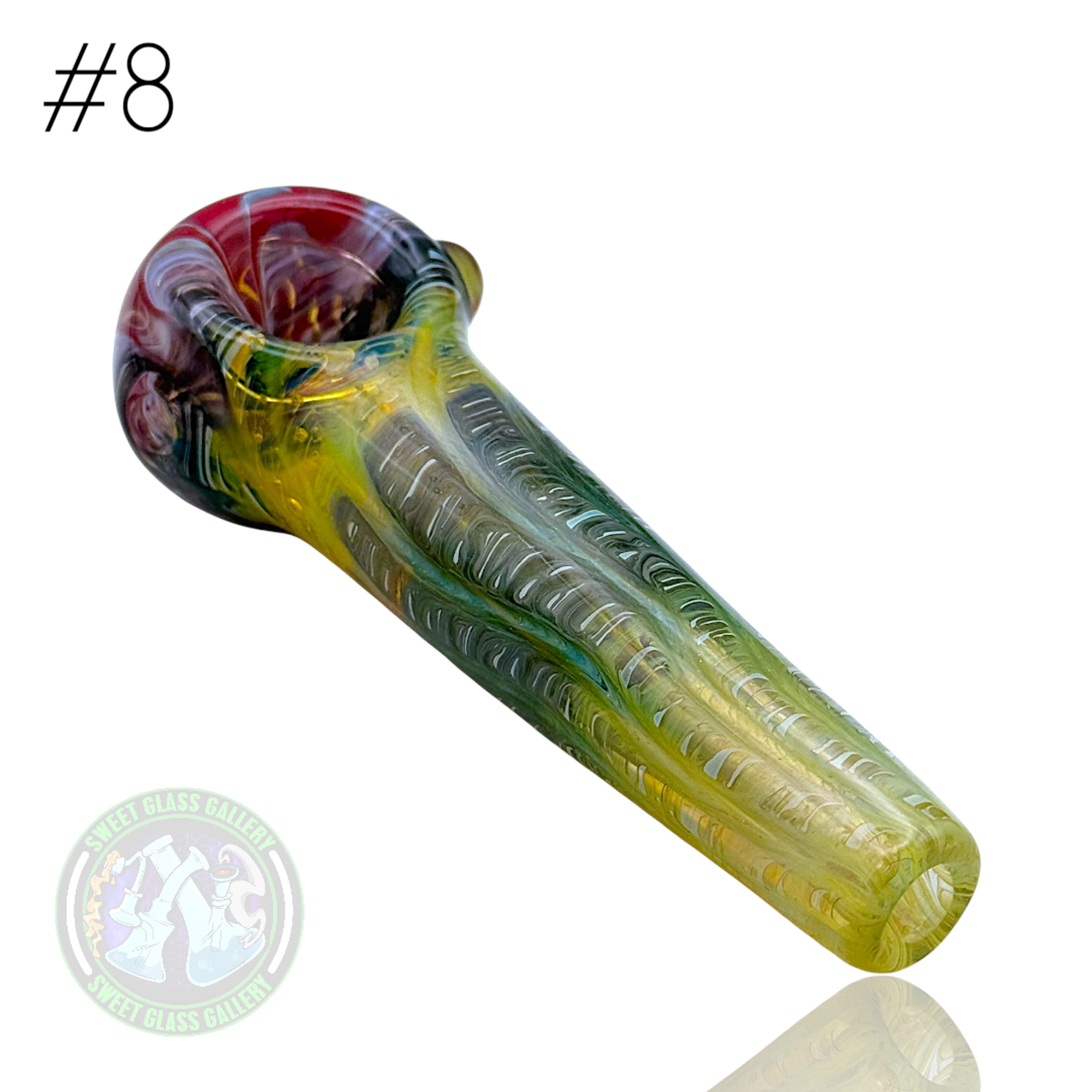 Preview pic of Daniel's Glass Art - Dry Pipe #8