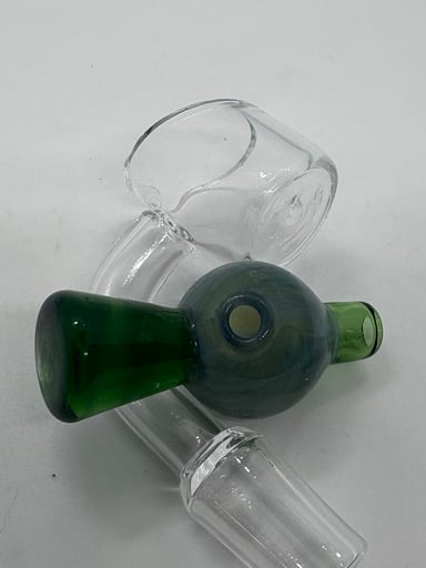 Preview pic of Green Handblown Bubble Cap