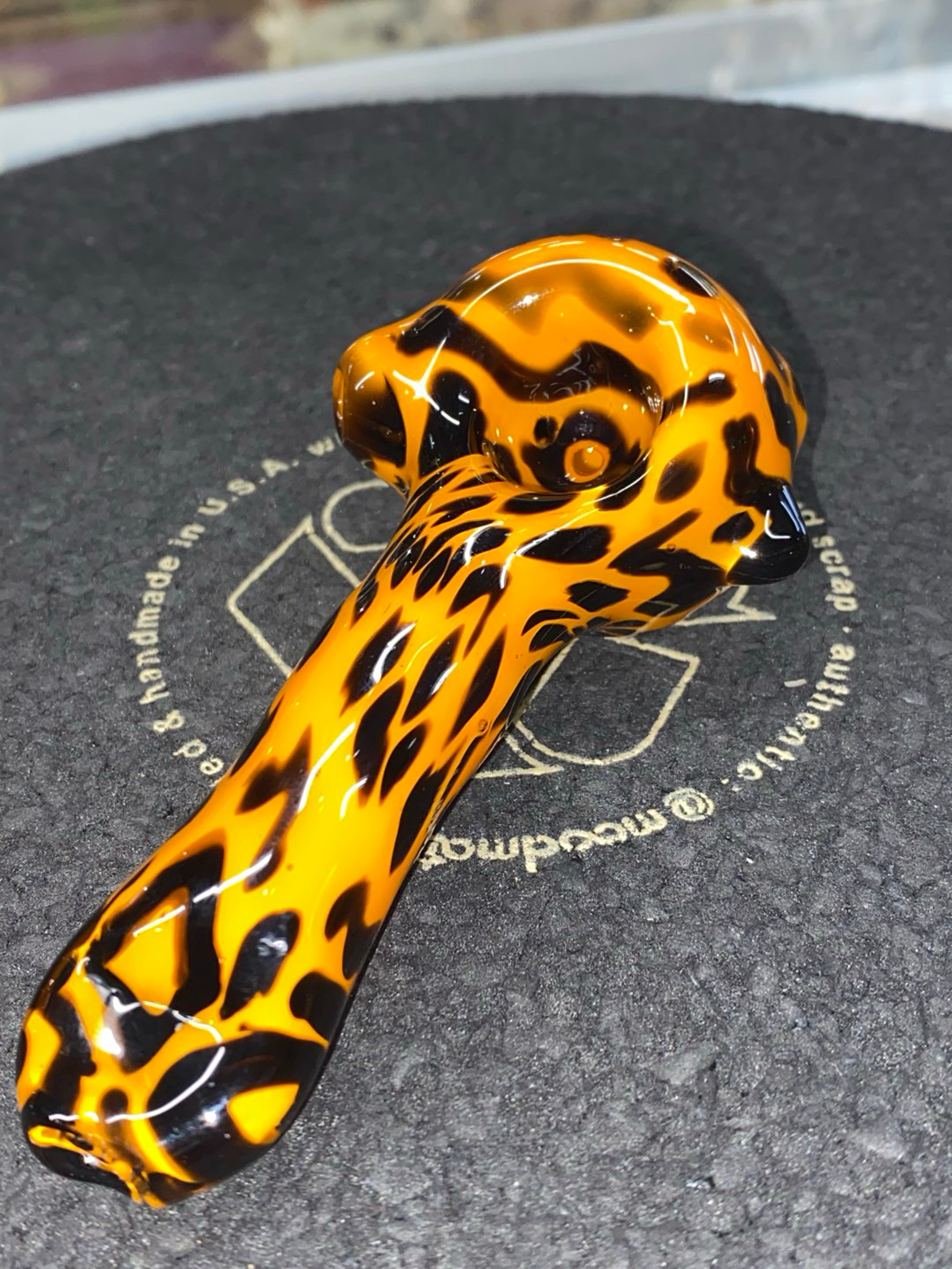Freeways Glass Art - Bengal Print Spoon image 0