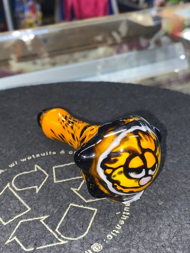 Preview pic of Freeways Glass Art -  Garfield Spoon