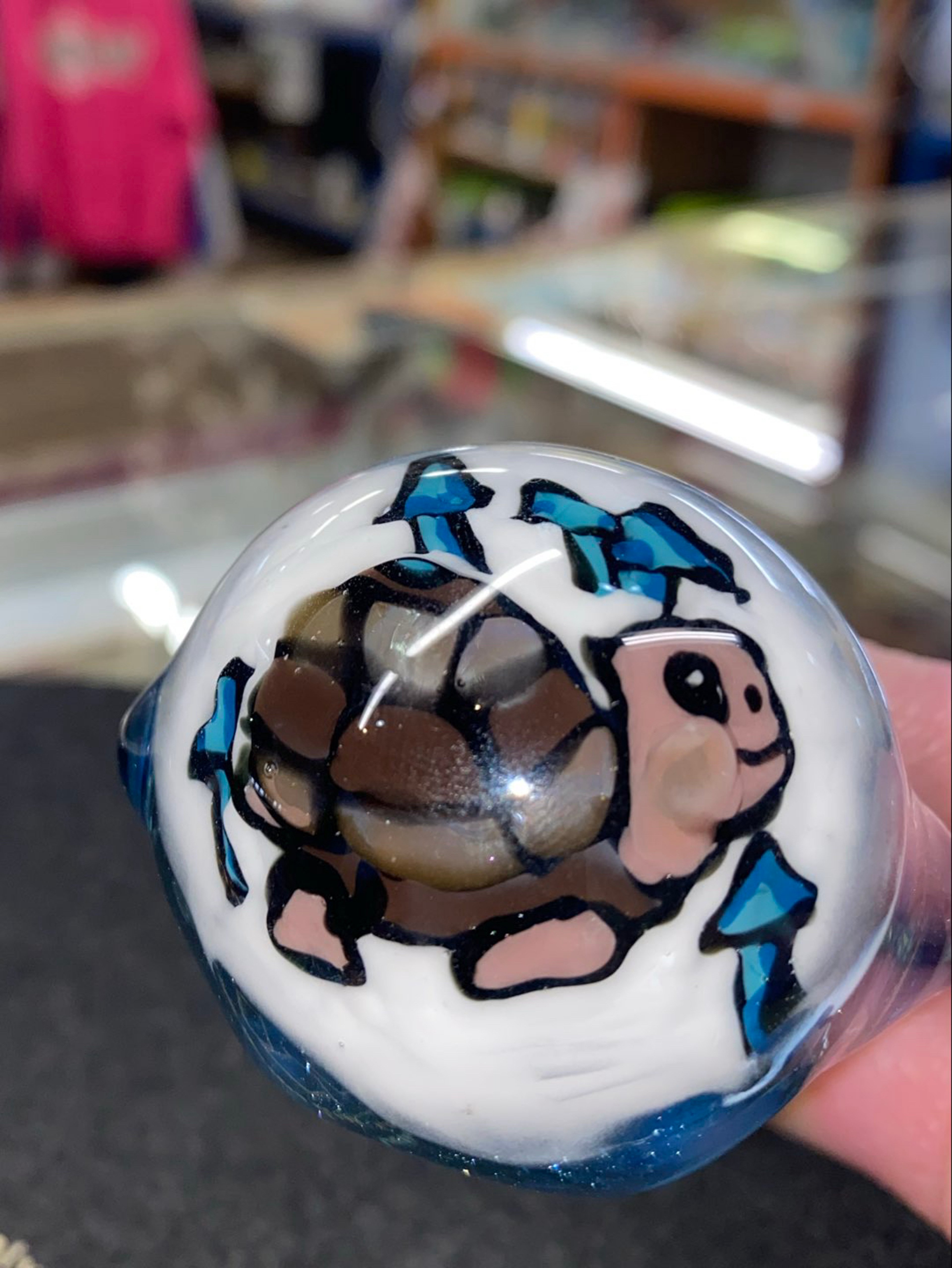Freeways Glass Art - Turtle Flip Spoon image 0