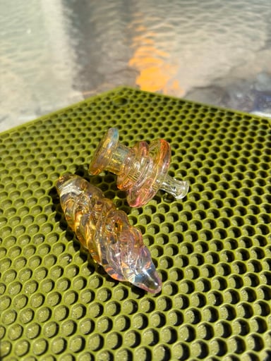 Preview pic of Vargas Glass Dab Cap and Matching Pendant