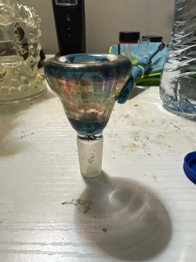 Preview pic of Blue yellow and pink 14 mm deep bowl