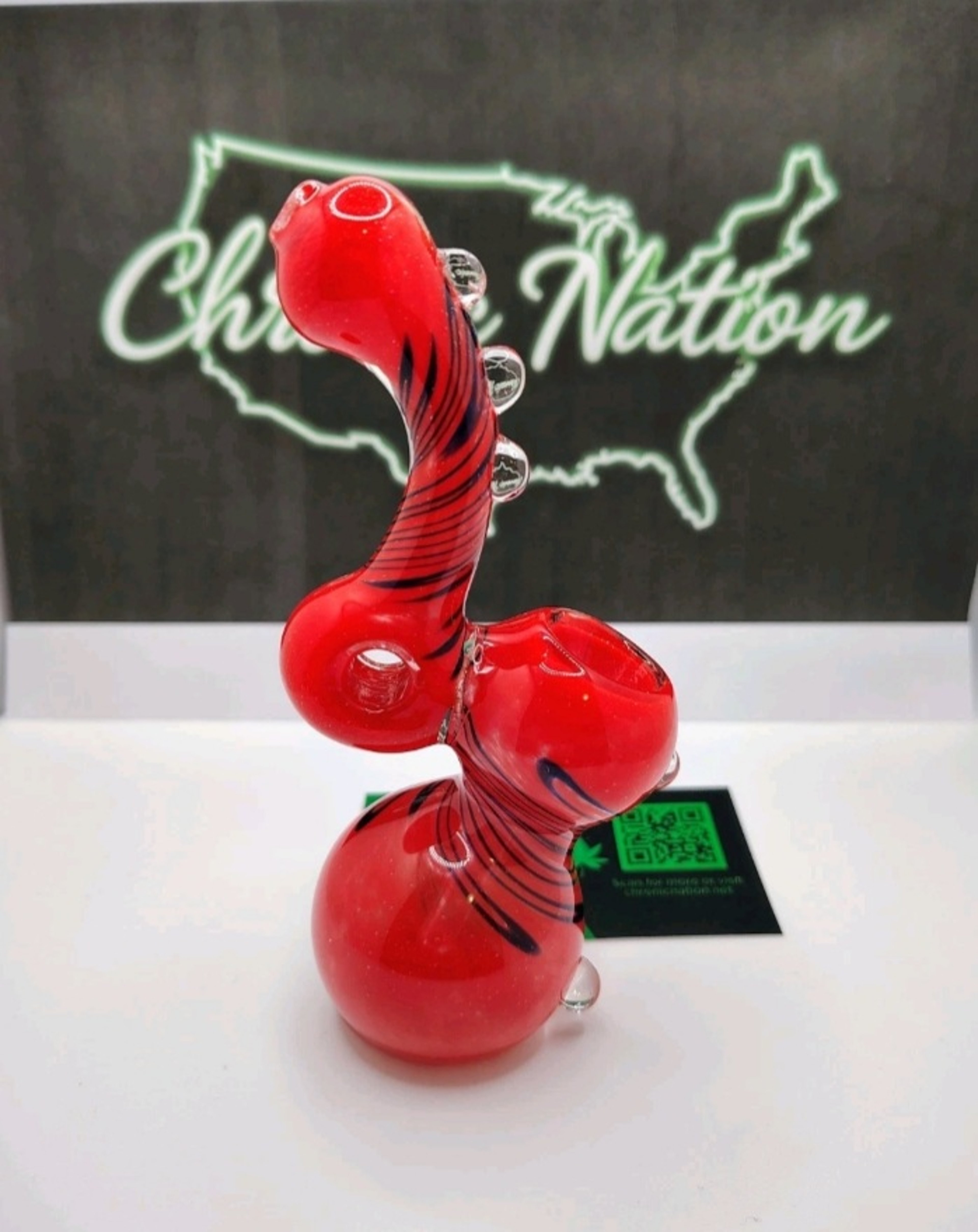 Preview pic of 5.5" Donut Hole Sherlock Bubbler New US Seller