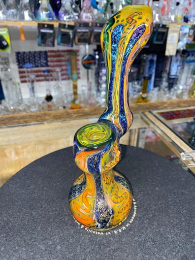 Preview pic of Tangerine Glitter Eli Veerkamp Bubbler