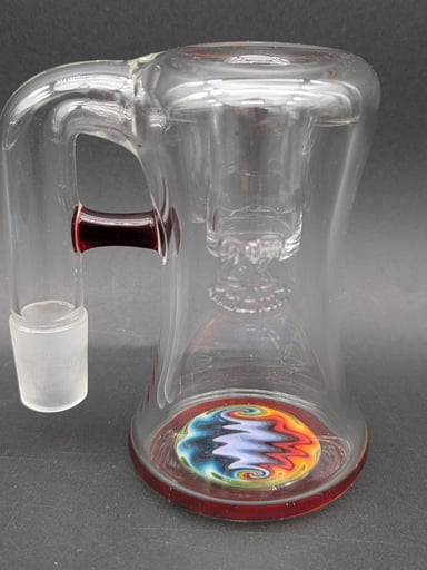 Preview pic of 2K GLASS 18MM DRY ASH CATCHERS 90 DEGREES