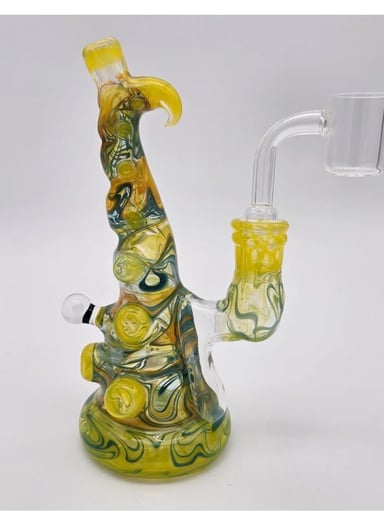 Preview pic of Freeways Glass Art Tentacle 14mm Rig