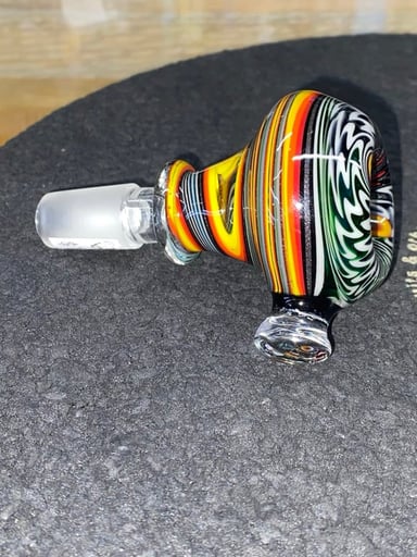 Preview pic of Rainbow & Dichro Glass By Slick 14mm Slide