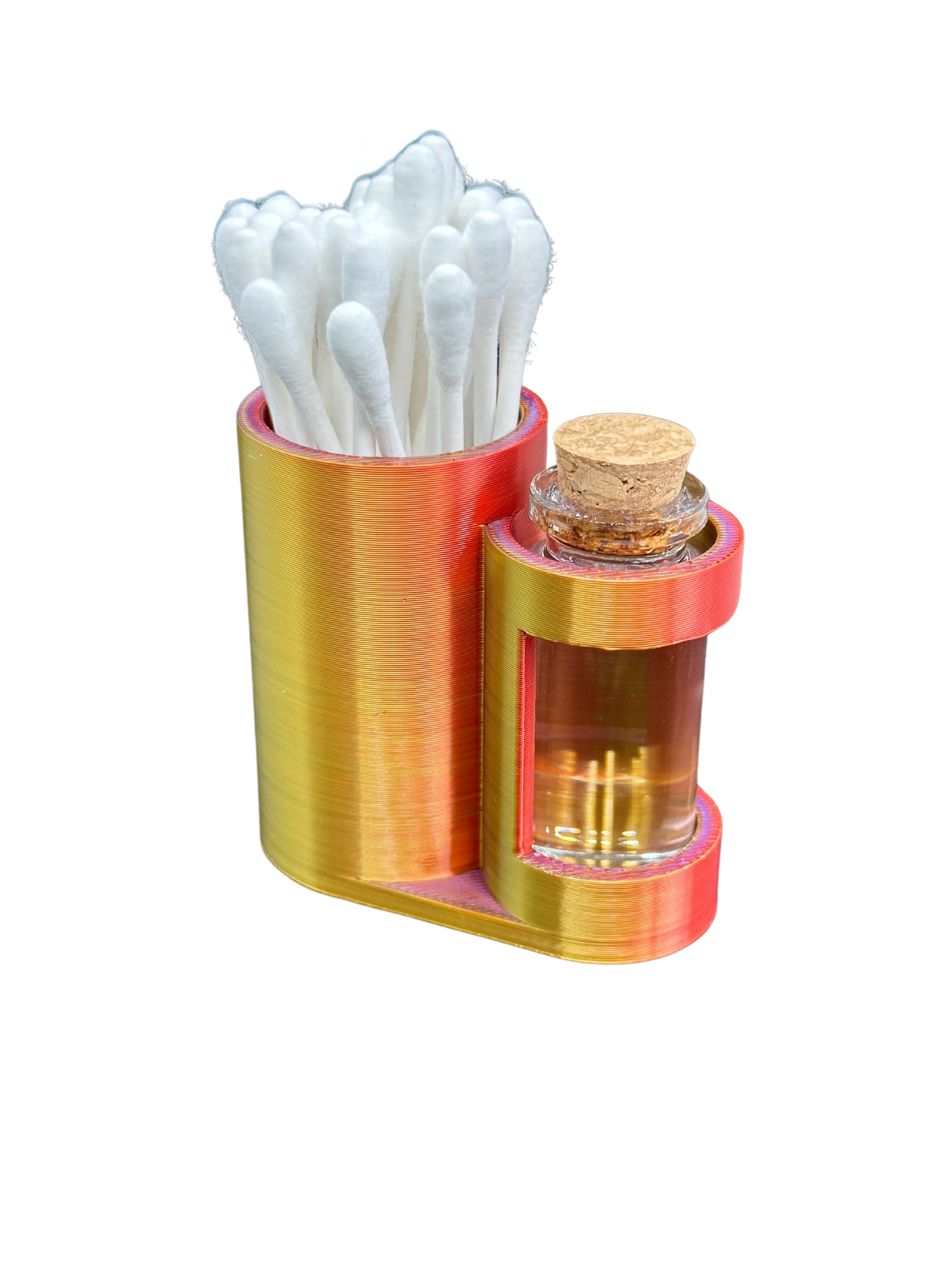 Preview pic of Banger E-rig Cleaning Station–Swab and Isopropyl Alcohol Station– Custom Dabber Holder with Glass Jar & Cork– Stand for Dabbing Accessories