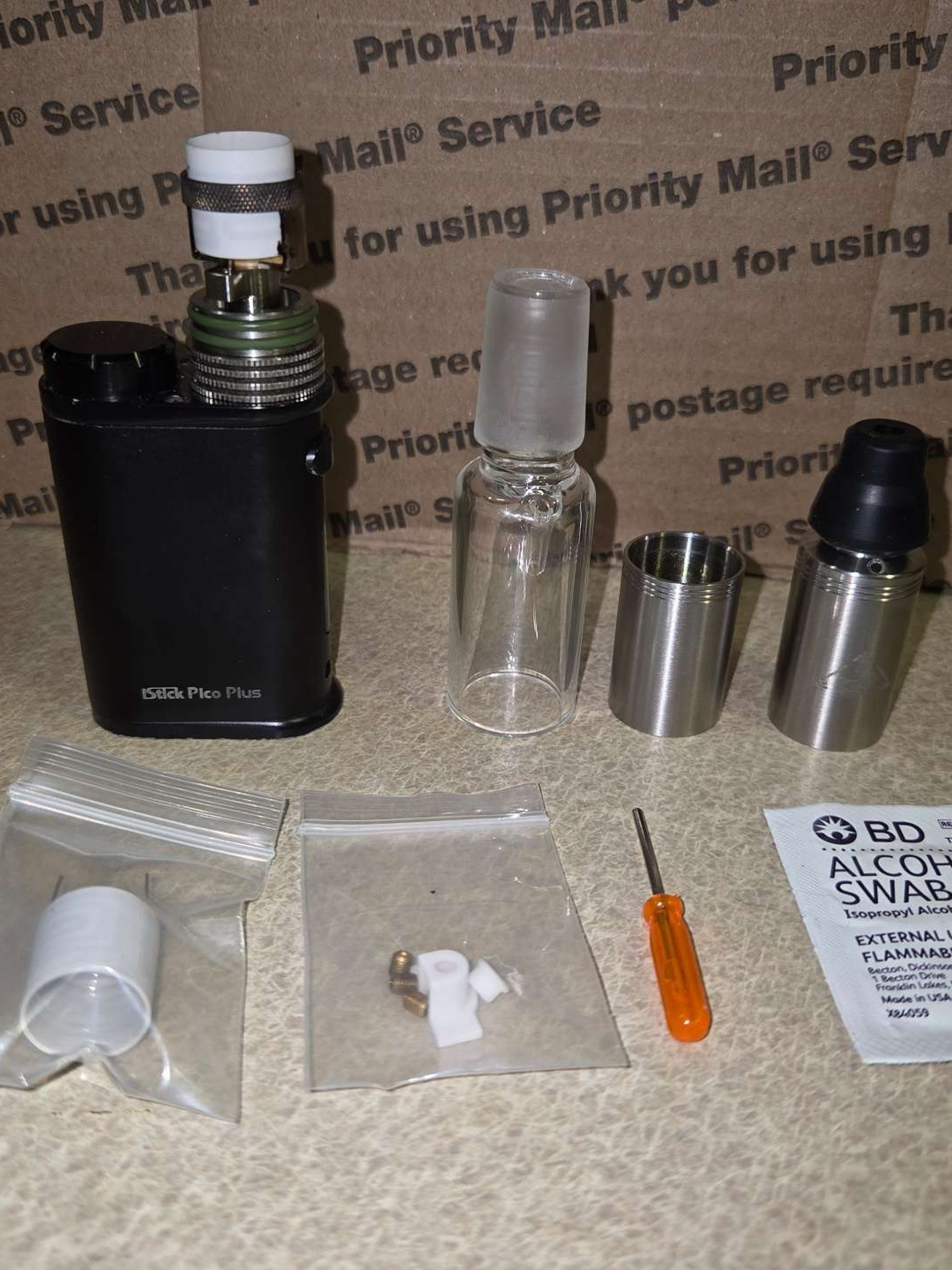 Preview pic of Divine Crossing XL V5 cup Rebuildable Heater w/ istick pico plus with auto fire