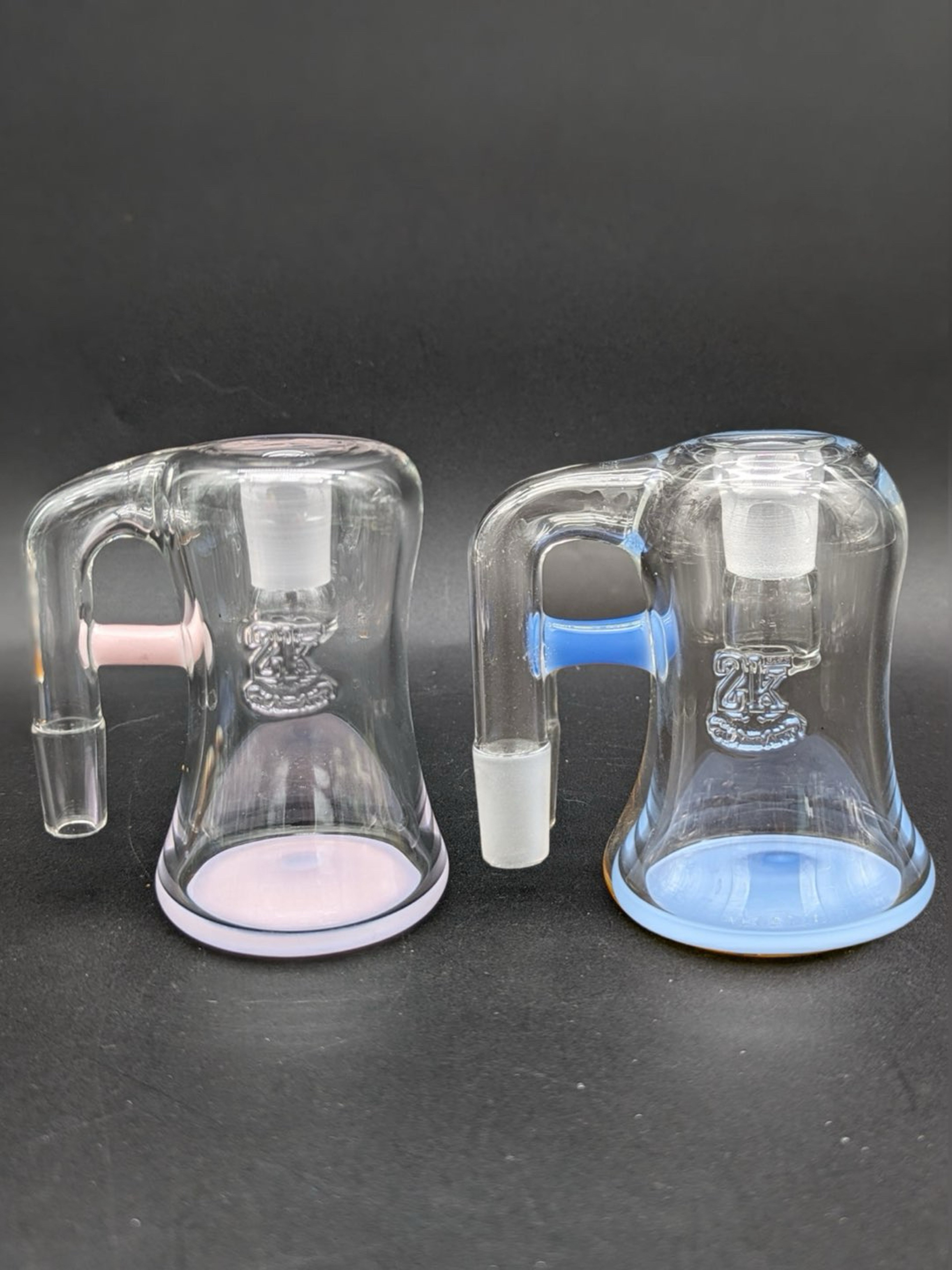Preview pic of 2K GLASS 14MM DRY ASH CATCHERS 90 DEGREES