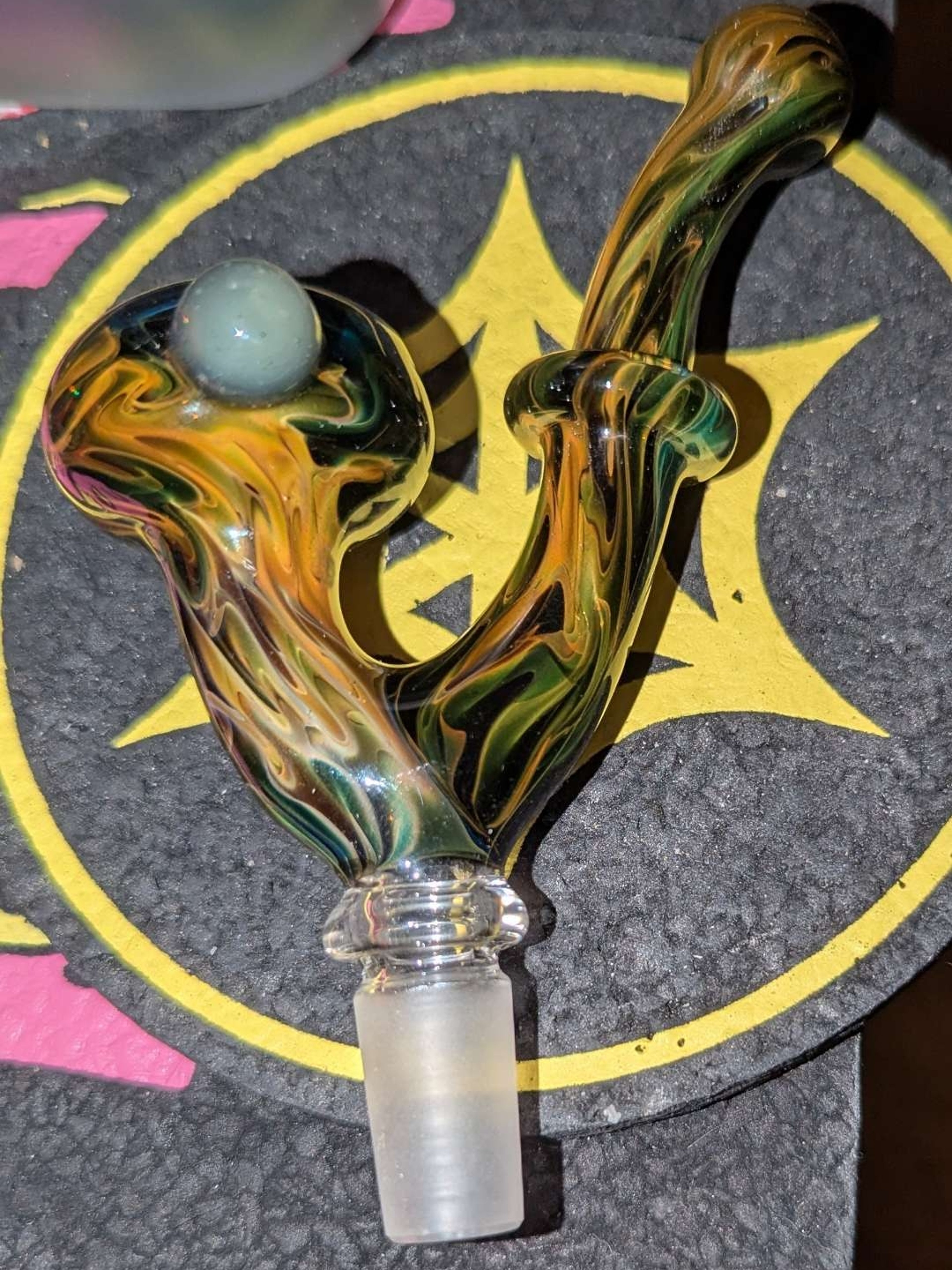 Preview pic of Bearded Menace Glass Fumed Sherlock Slide