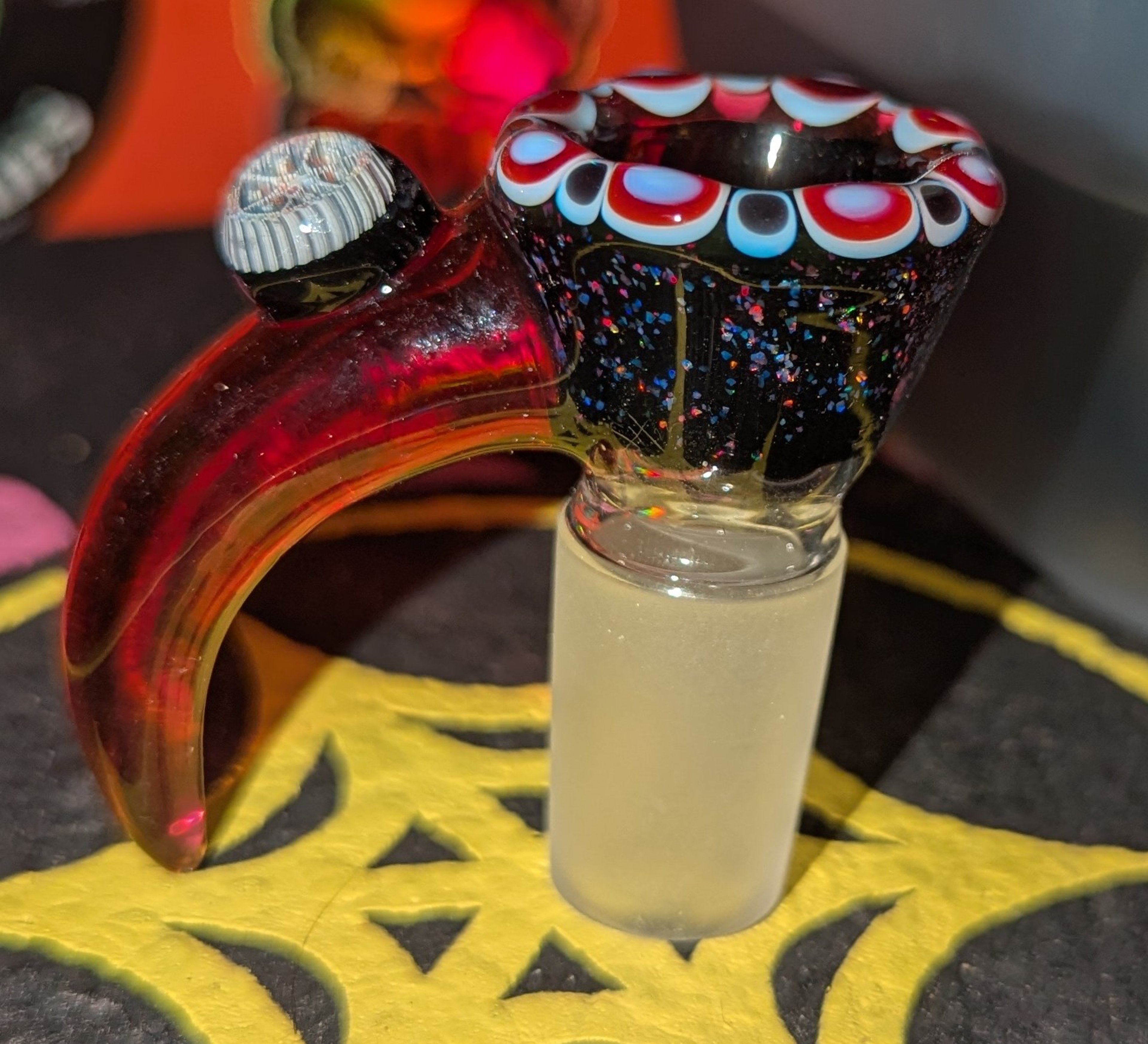 Preview pic of Steve H Glass Full Accent Slide Dot Stack, Crushed Opal
