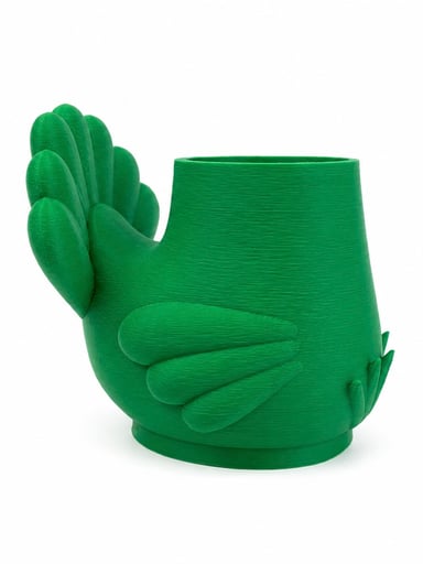 Preview pic of Green Pigeon Bird 3D Printed Puffco Proxy Core Attachment – by 710PrintShop