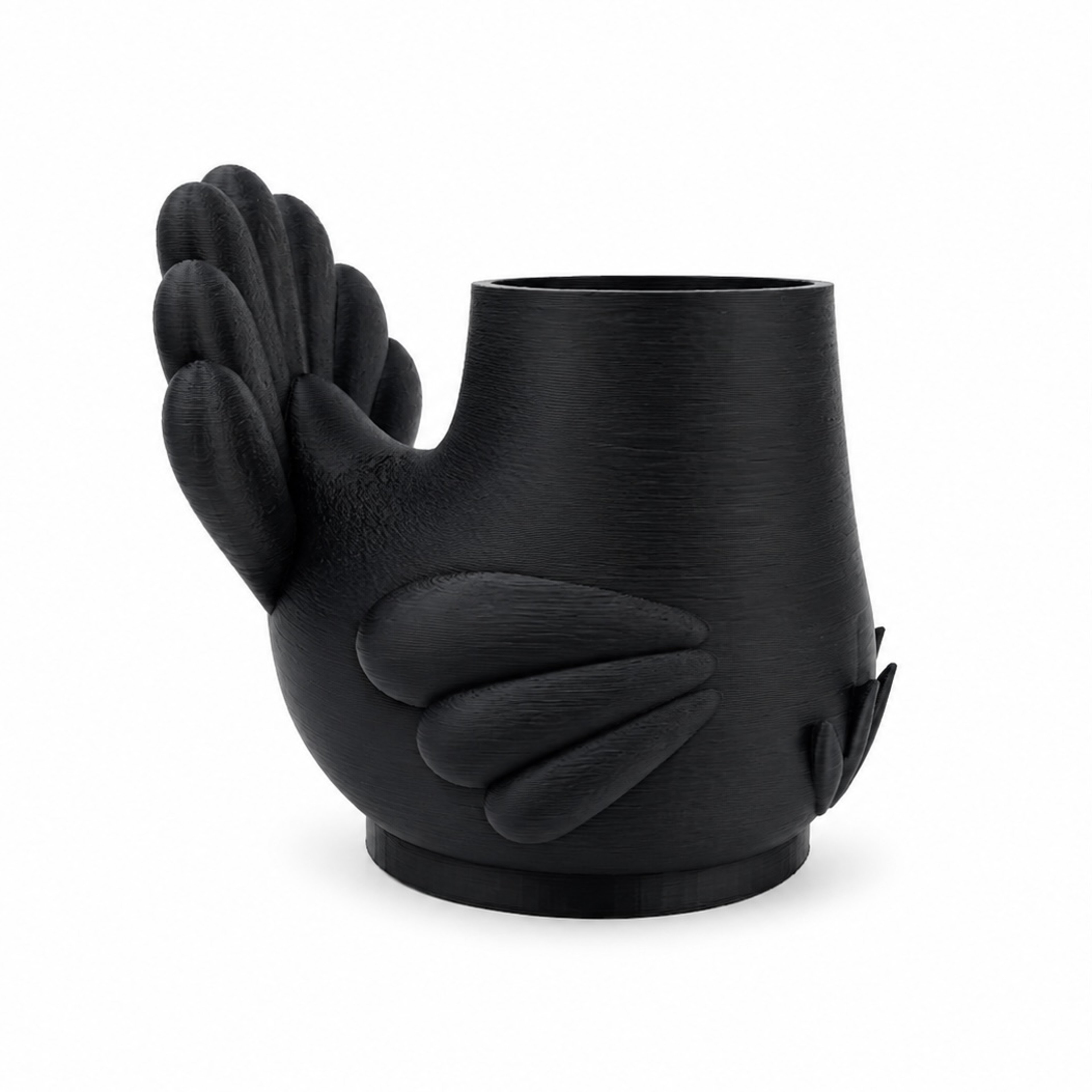 Black Pigeon Bird 3D Printed Puffco Proxy Core Attachment – by 710PrintShop image 0
